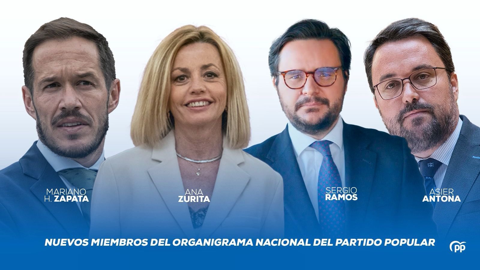 Mariano H. Zapata, Ana Zurita, Sergio Ramos y Asier Antona