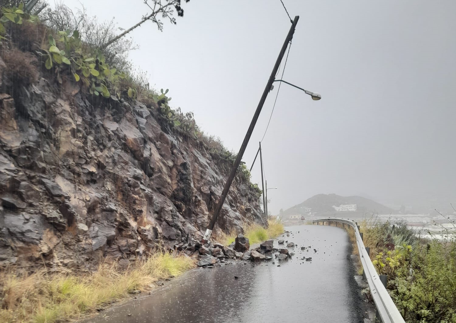 Incidencias en Valsequillo por la tormenta Hermine / CanariasNoticias.es 