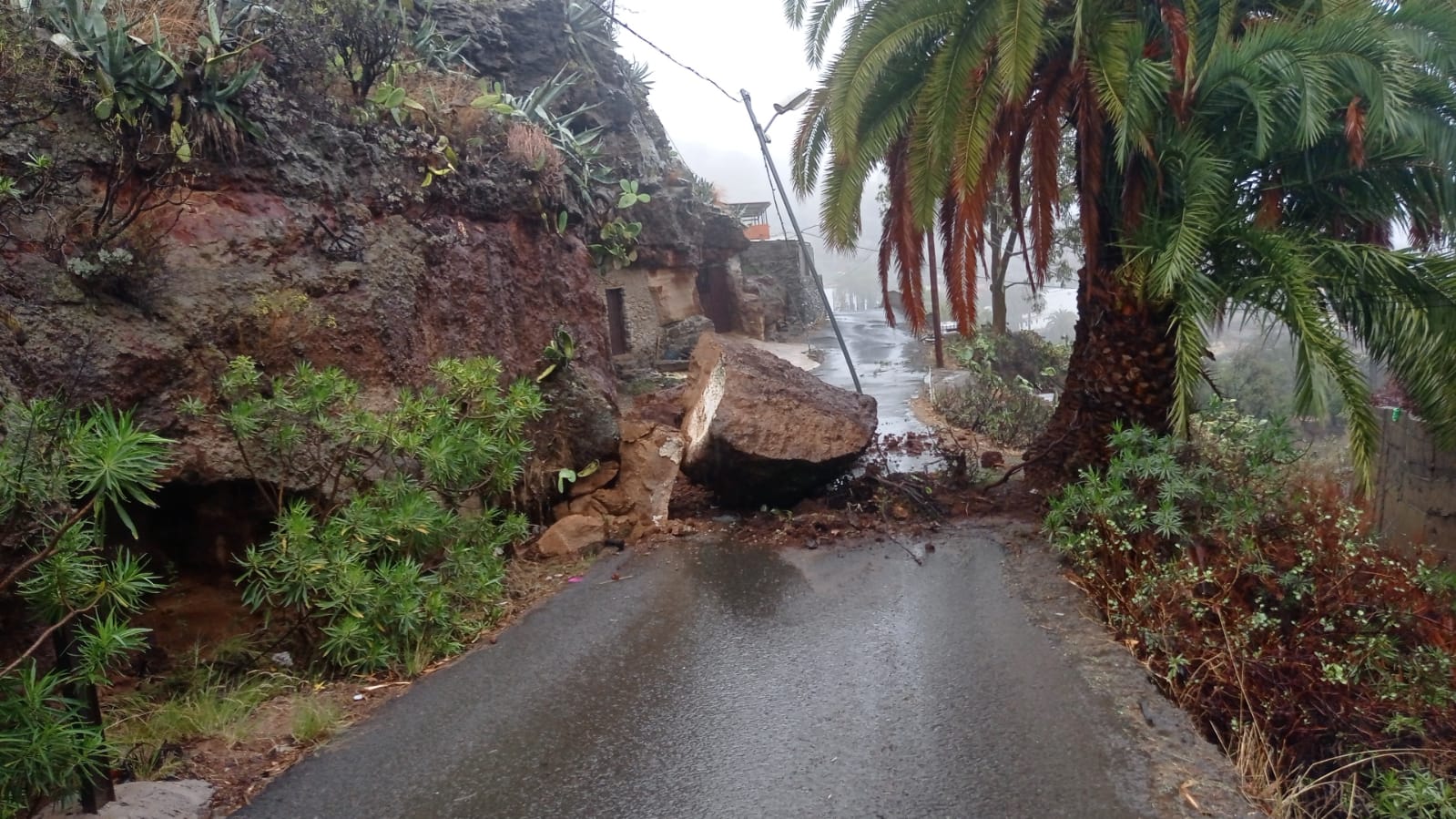 Incidencias en Valsequillo por la tormenta Hermine / CanariasNoticias.es 