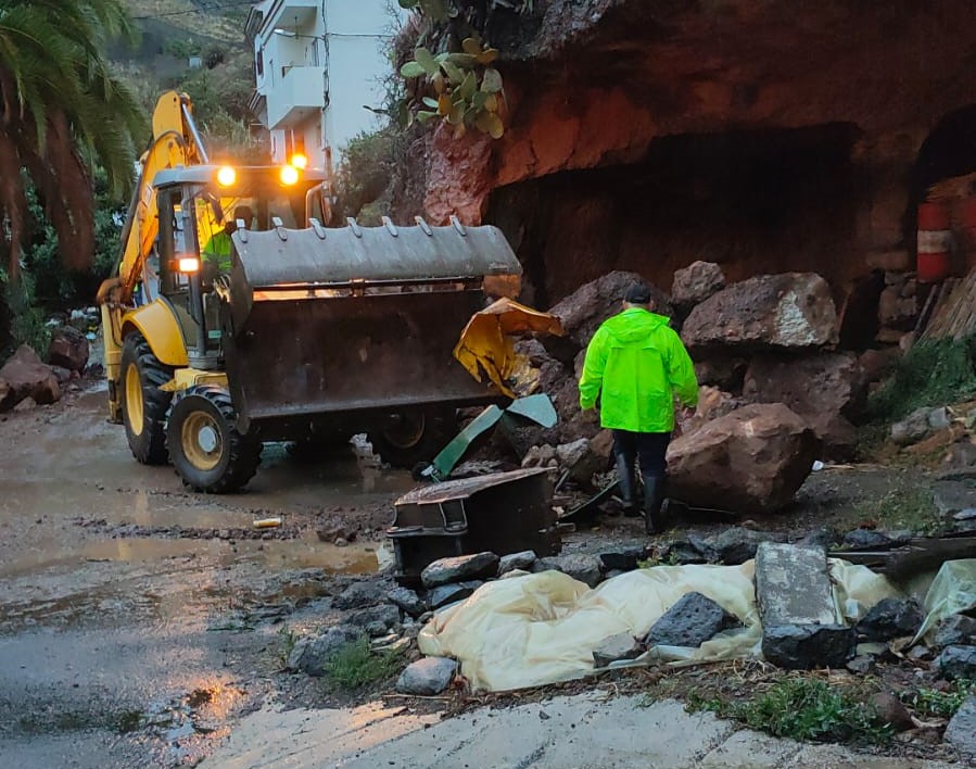 Incidencias en Valsequillo por la tormenta Hermine / CanariasNoticias.es 