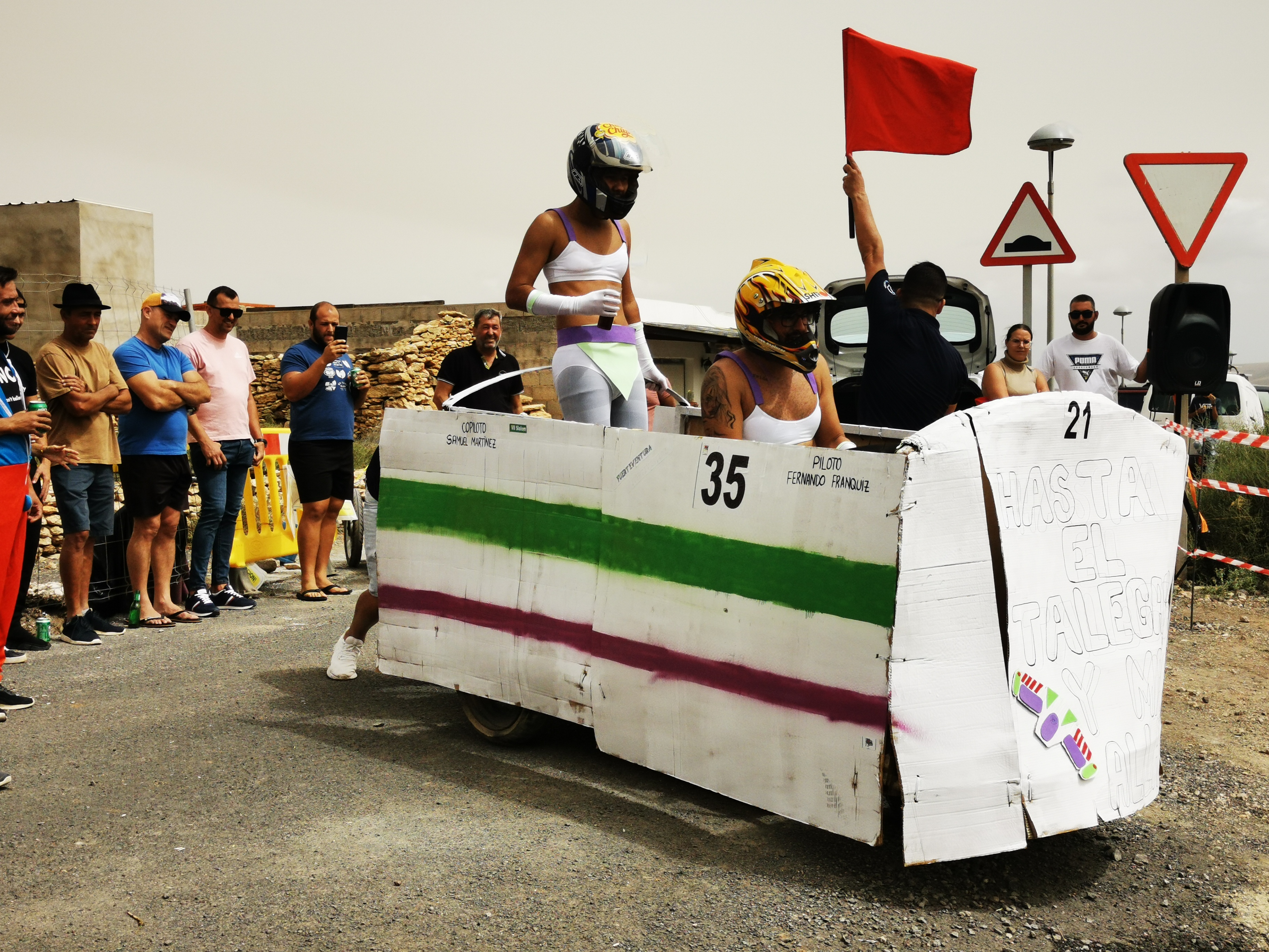 Carrera de Tartanas por la cuesta de El Cantil en Antigua (Fuerteventura) / CanariasNoticias.es