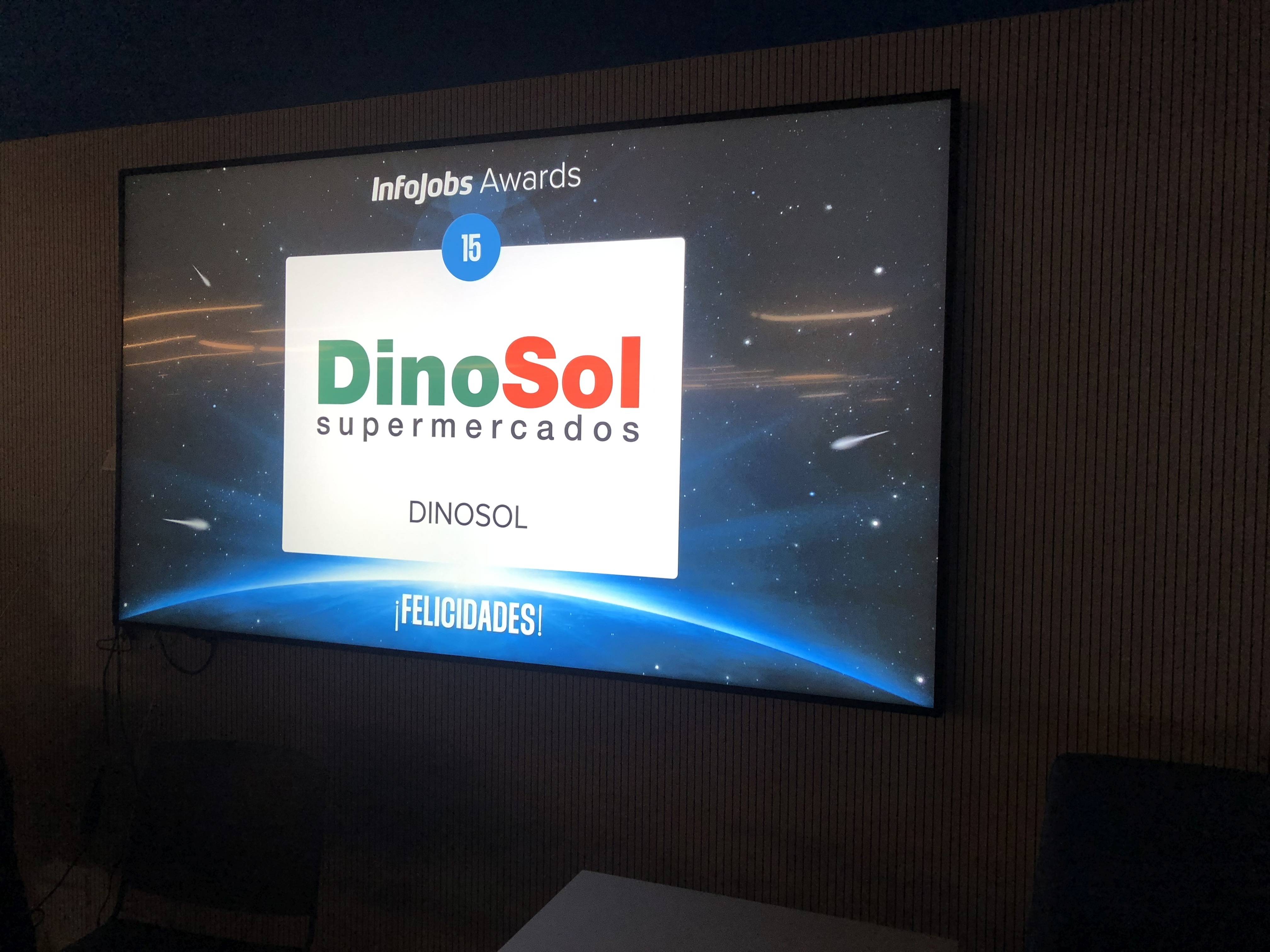 DinoSol Supermercados reconocida en los InfoJobs Awards / CanariasNoticias.es 