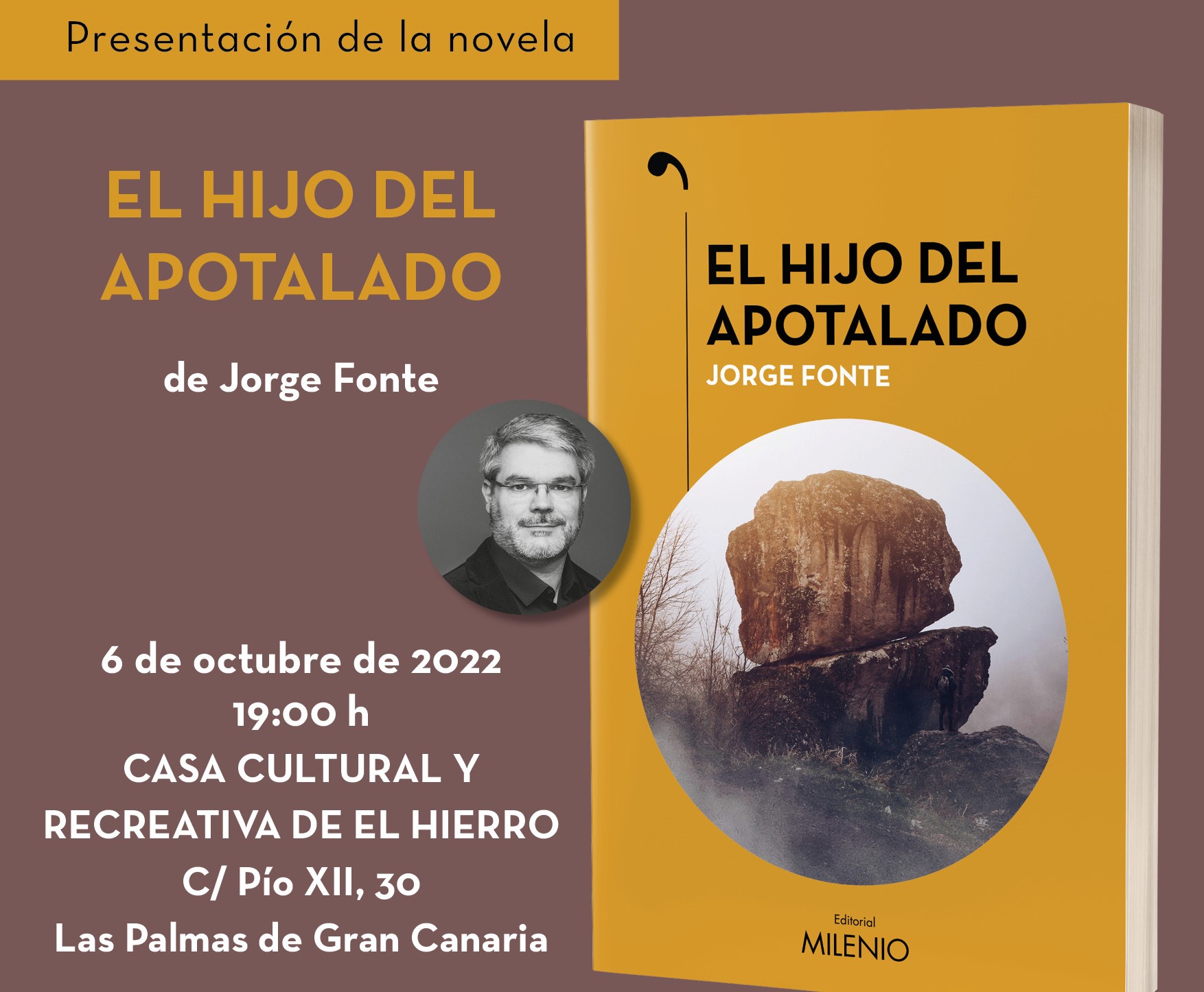 Presentación del libro "El hijo del apotalado" de Jorge Fonte Presentación del libro "El hijo del apotalado" de Jorge Fonte