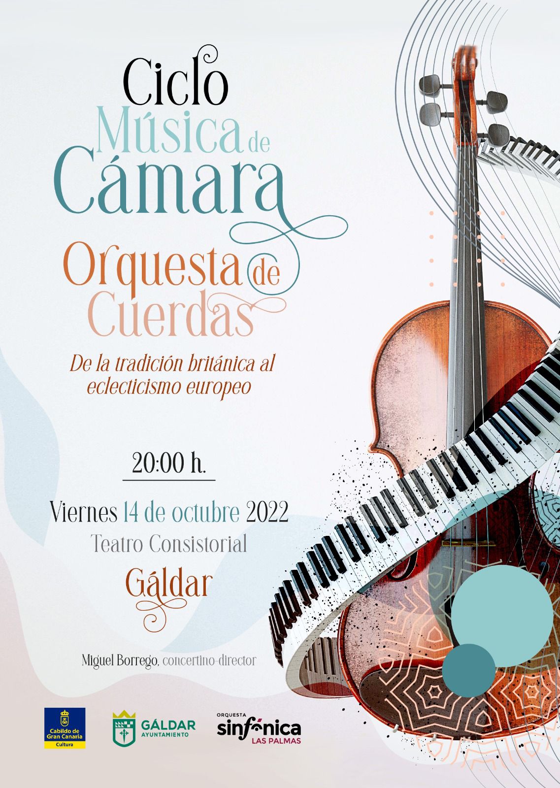 La Orquesta Sinfónica de Las Palmas en el Teatro Consistorial de Gáldar La Orquesta Sinfónica de Las Palmas en el Teatro Consistorial de Gáldar