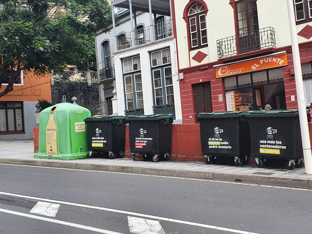 Contenedores de reciclaje en La Palma / CanariasNoticias.es Contenedores de reciclaje en La Palma / CanariasNoticias.es