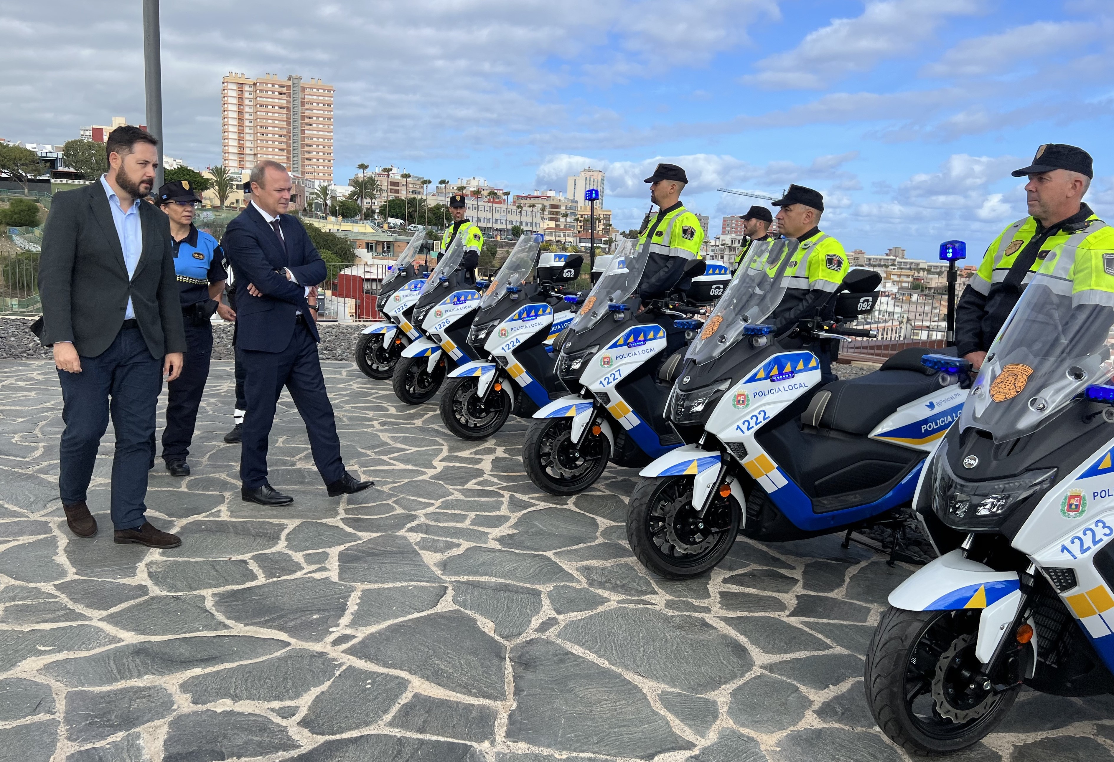 Nuevas motos de la Policía Local de Las Palmas de Gran Canaria / CanariasNoticias.es 
