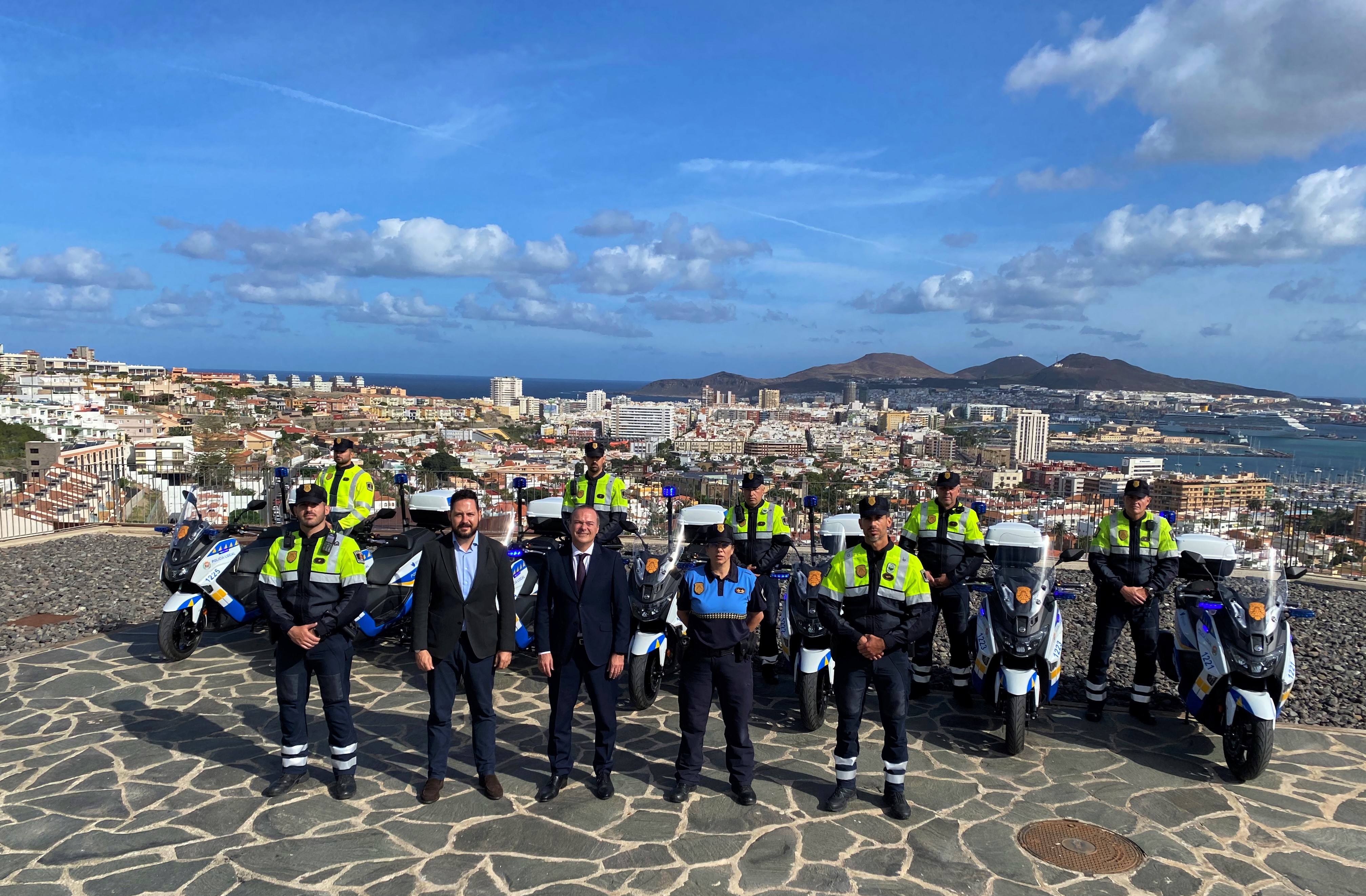 Nuevas motos de la Policía Local de Las Palmas de Gran Canaria / CanariasNoticias.es 