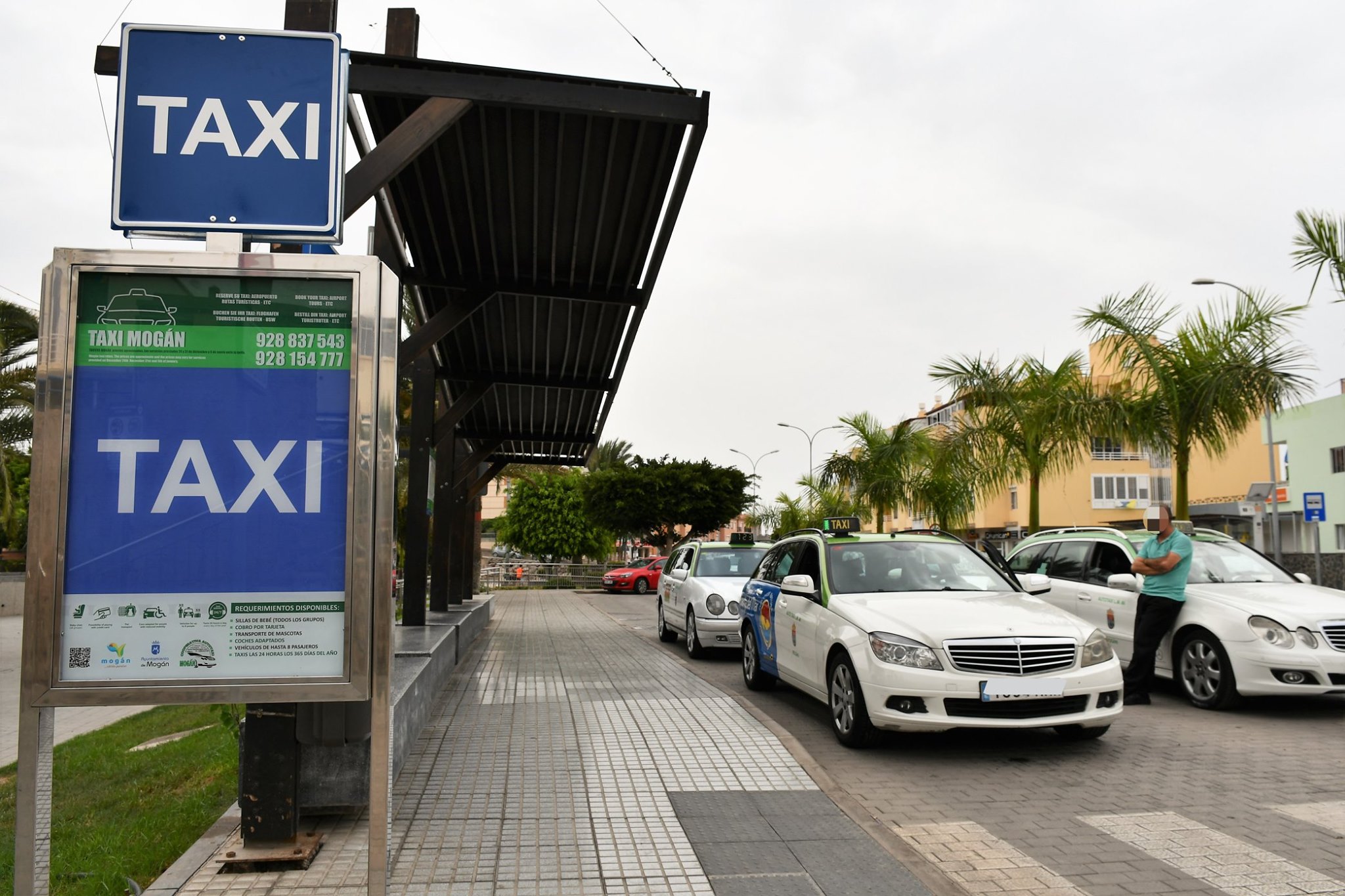 Parada de taxis en Arguineguín en Mogán (Gran Canaria) / CanariasNoticias.es Parada de taxis en Arguineguín en Mogán (Gran Canaria) / CanariasNoticias.es