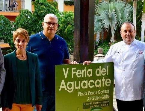 Onalia Bueno con los chefs Germán Ortega y Alexis Álvarez / CanariasNoticias.es