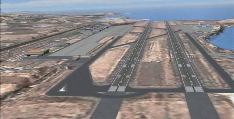 Pistas del Aeropuerto de Gran Canaria 