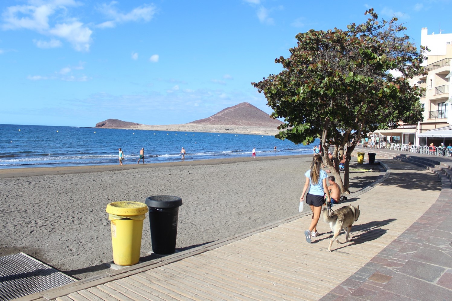 Paseo Madera de El Médano en Granadilla de Abona / CanariasNoticias.es