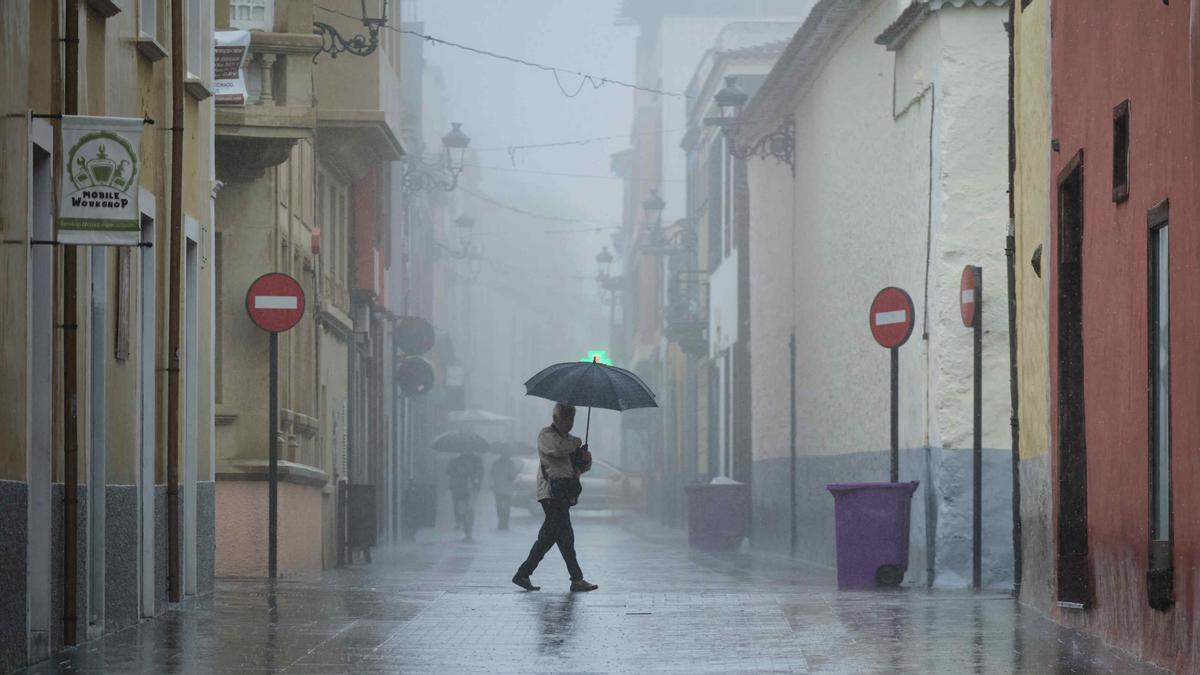 Lluvias en Canarias 