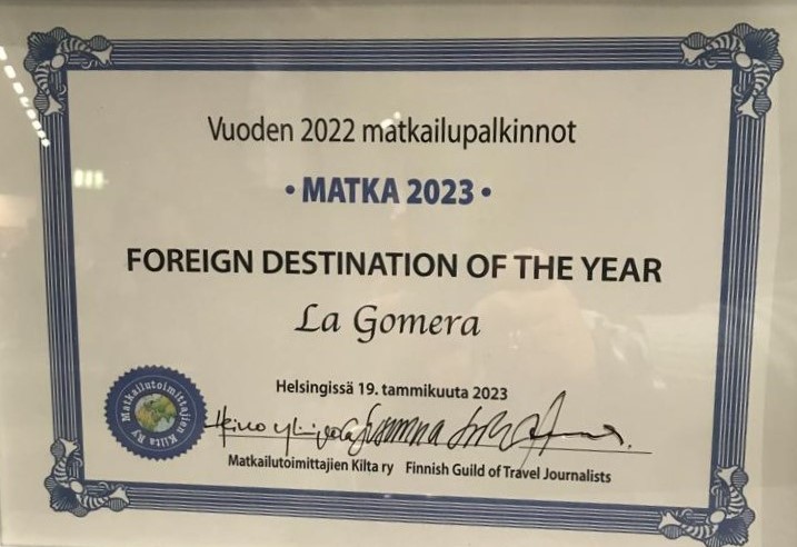 Placa de reconocimiento de la feria turística Matka / CanariasNoticias.es Placa de reconocimiento de la feria turística Matka / CanariasNoticias.es