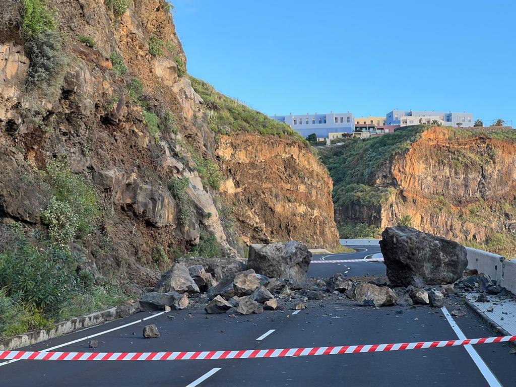 Talud de la carretera LP-1 / CanariasNoticias.es Talud de la carretera LP-1 / CanariasNoticias.es