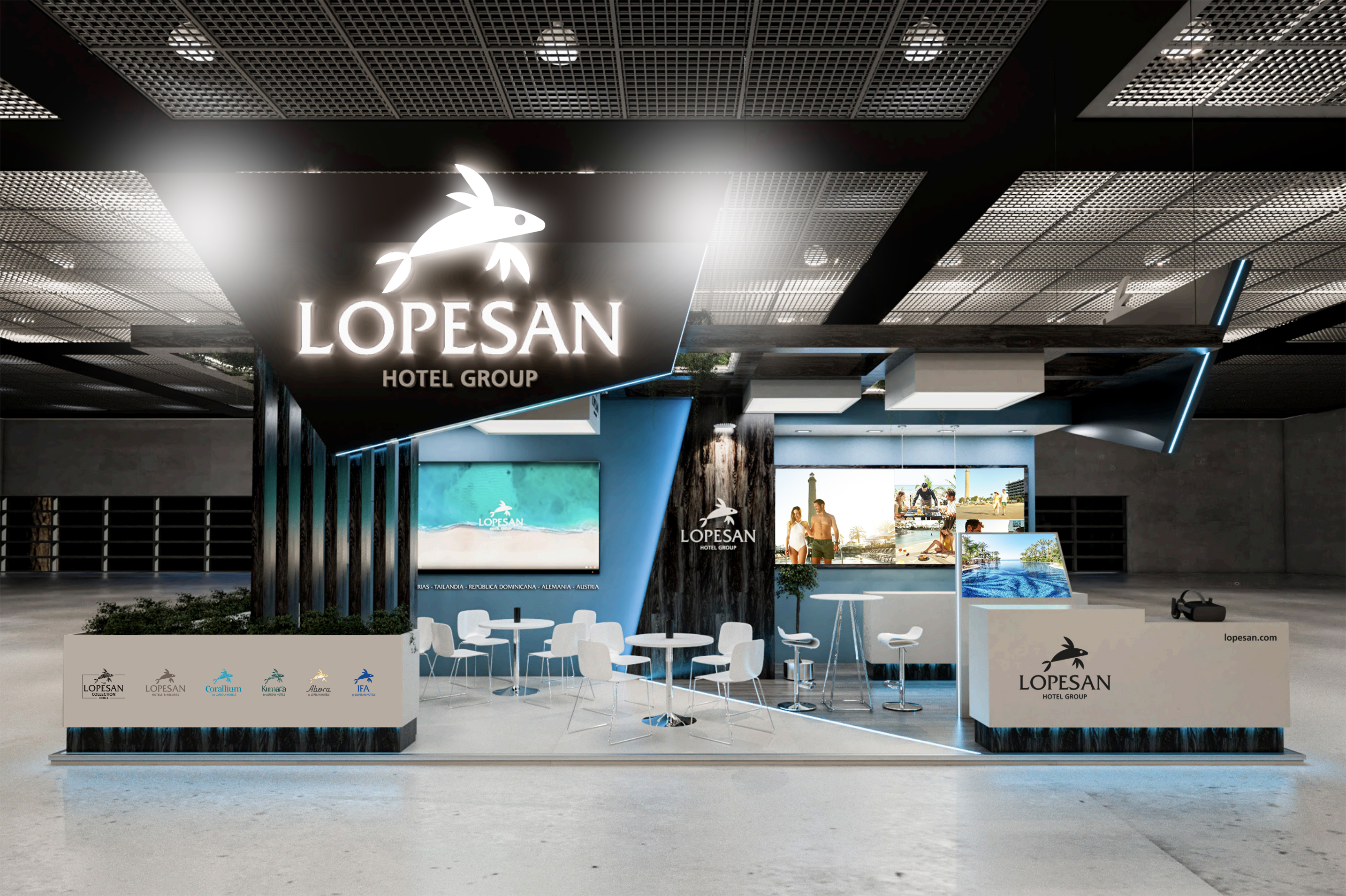 Stand de Lopesan Hotel Group en Fitur 2023