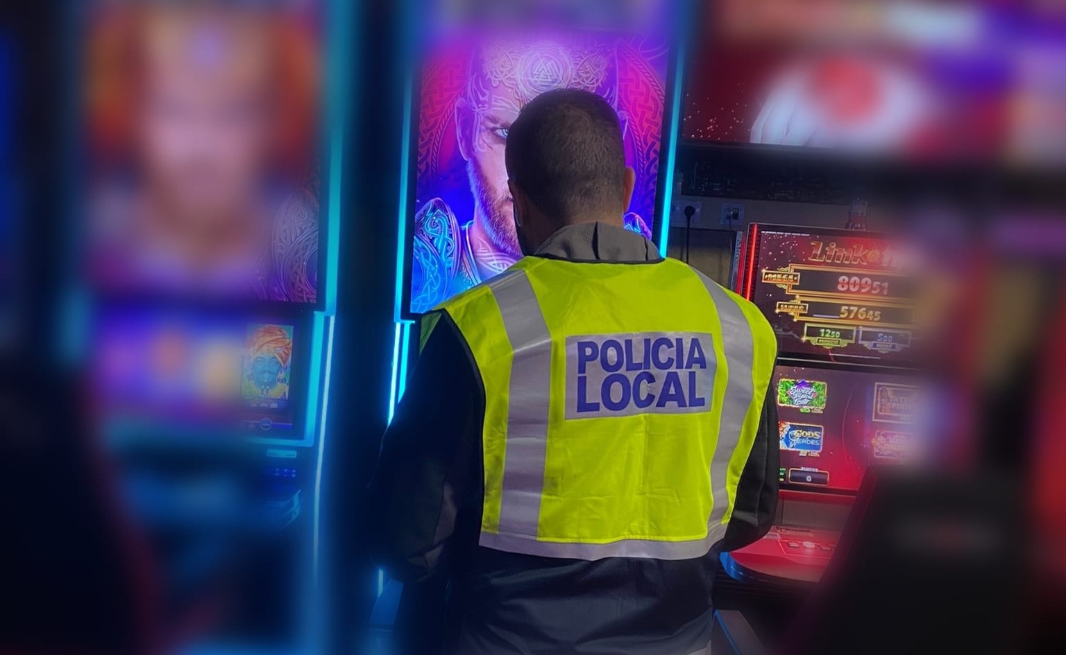 Control de Policía Local de Las Palmas de Gran Canaria en locales de apuestas Control de Policía Local de Las Palmas de Gran Canaria en locales de apuestas