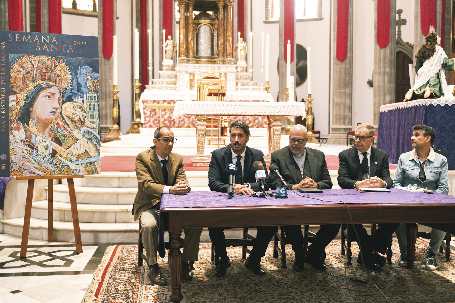 Presentación del cartel de la Semana Santa de La Laguna / CanariasNoticias.es 