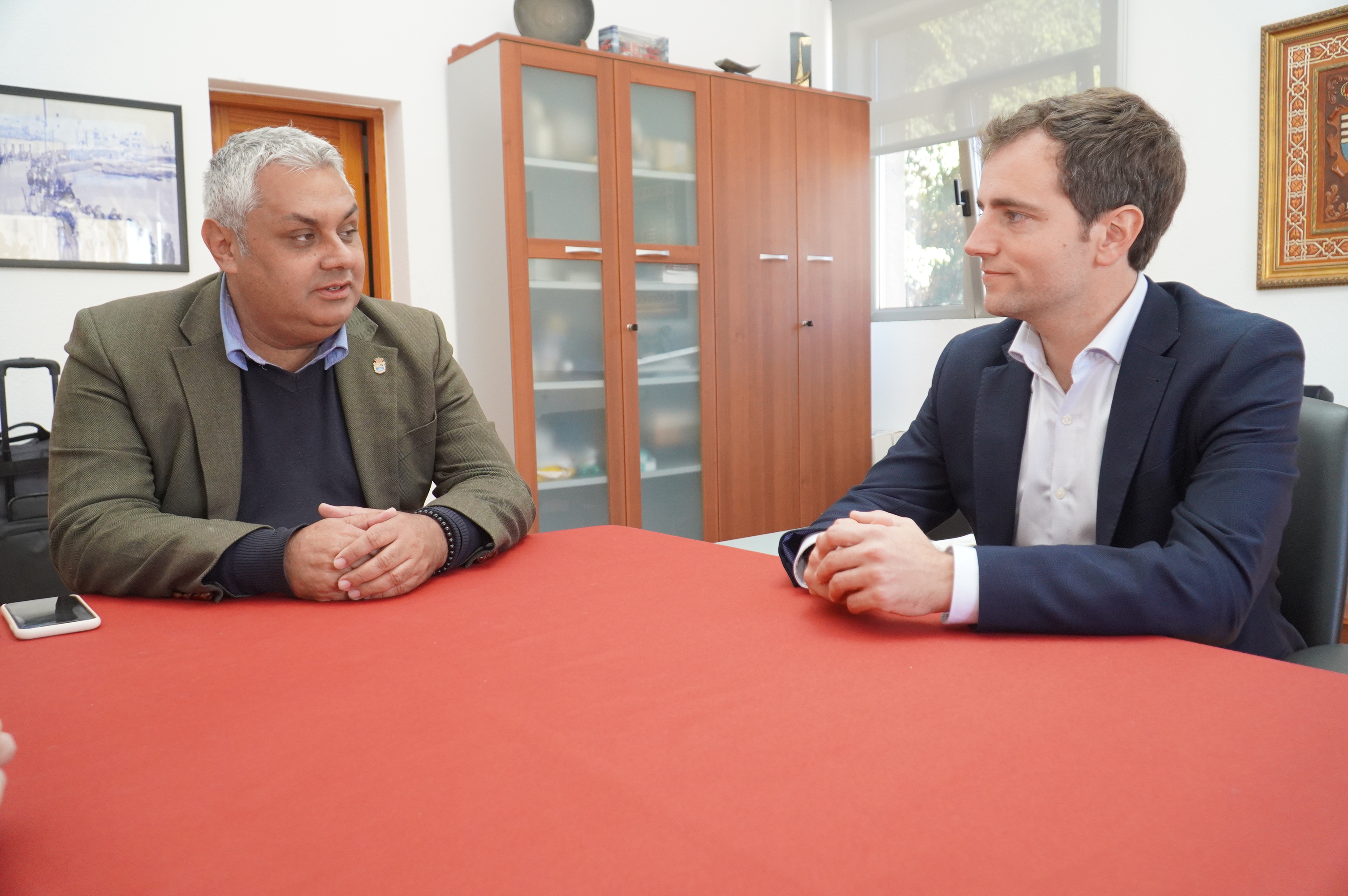 Luis Sáez visita al alcalde de Puerto del Rosario, Juan Jiménez / CanariasNoticias.es 