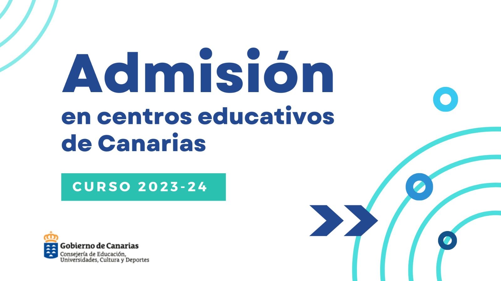 procedimiento de admisión en centros públicos y concertados de Canarias