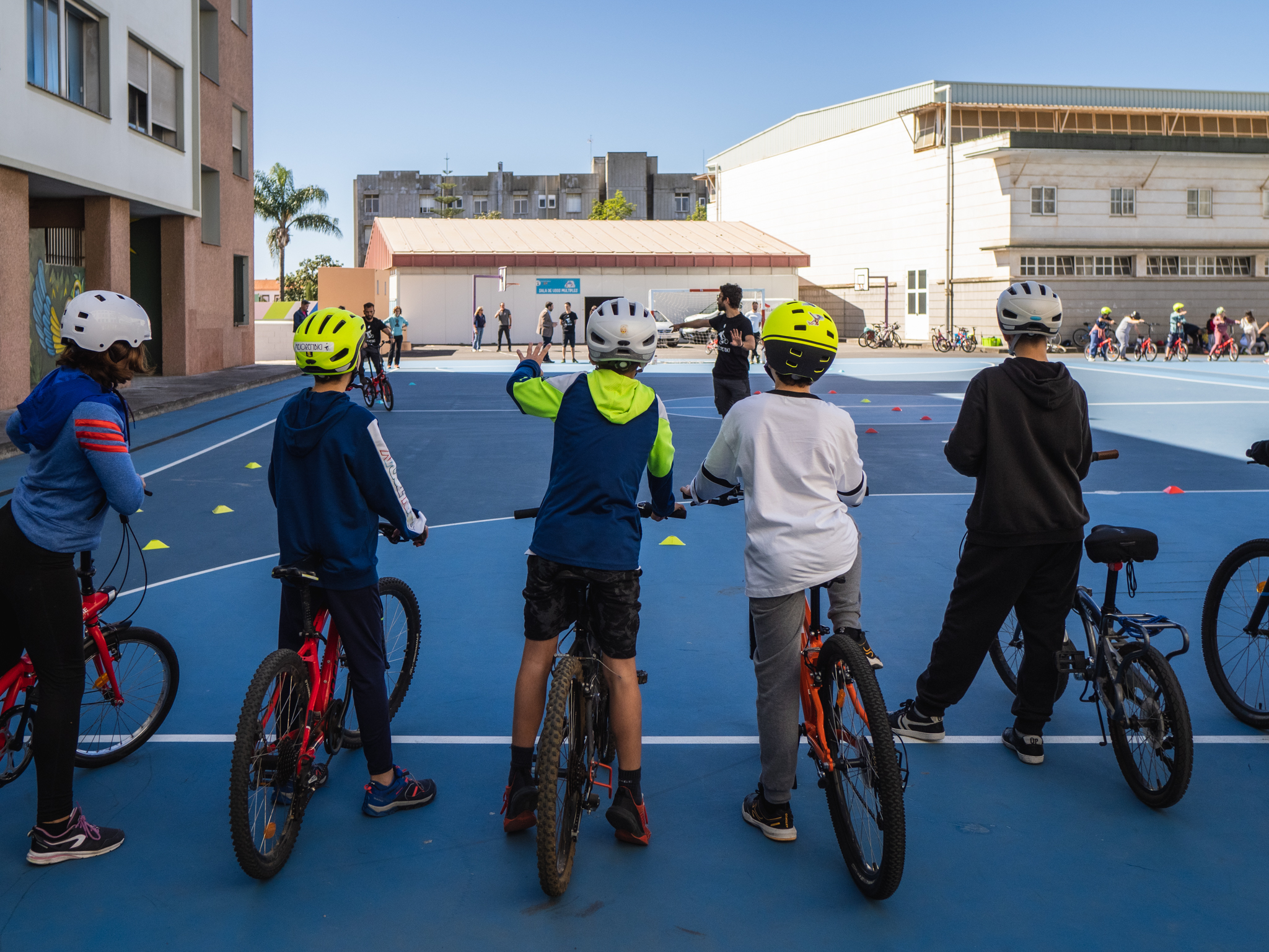 Bicicletas en los colegios de La Laguna / CanariasNoticias.es 