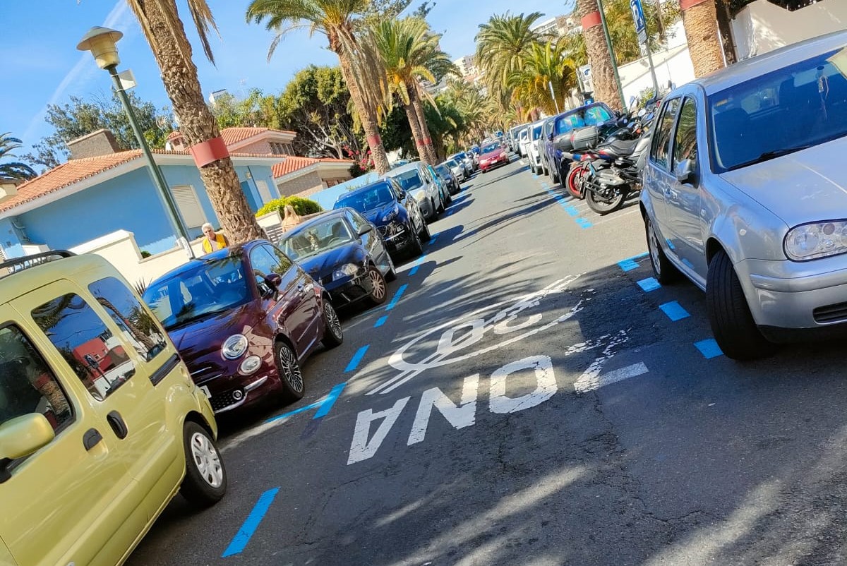 Aparcamiento inteligente en Ciudad Jardín / CanariasNoticias.es 