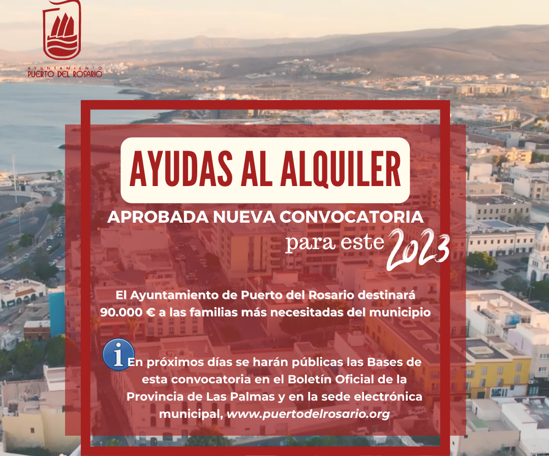 Ayudas al alquiler en Puerto del Rosario 