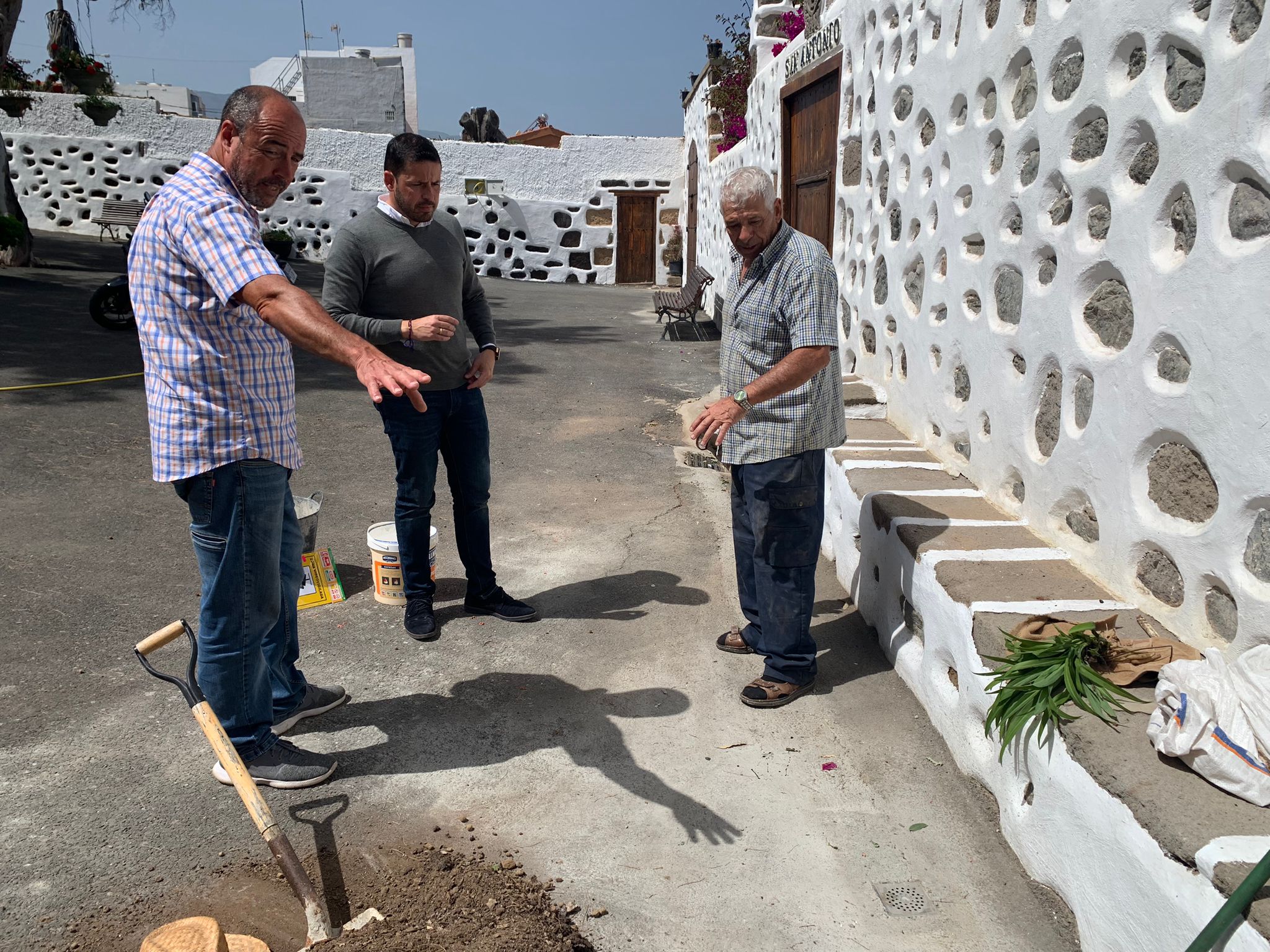 Obras en la ermita de San Antonio / CanariasNoticias.es 