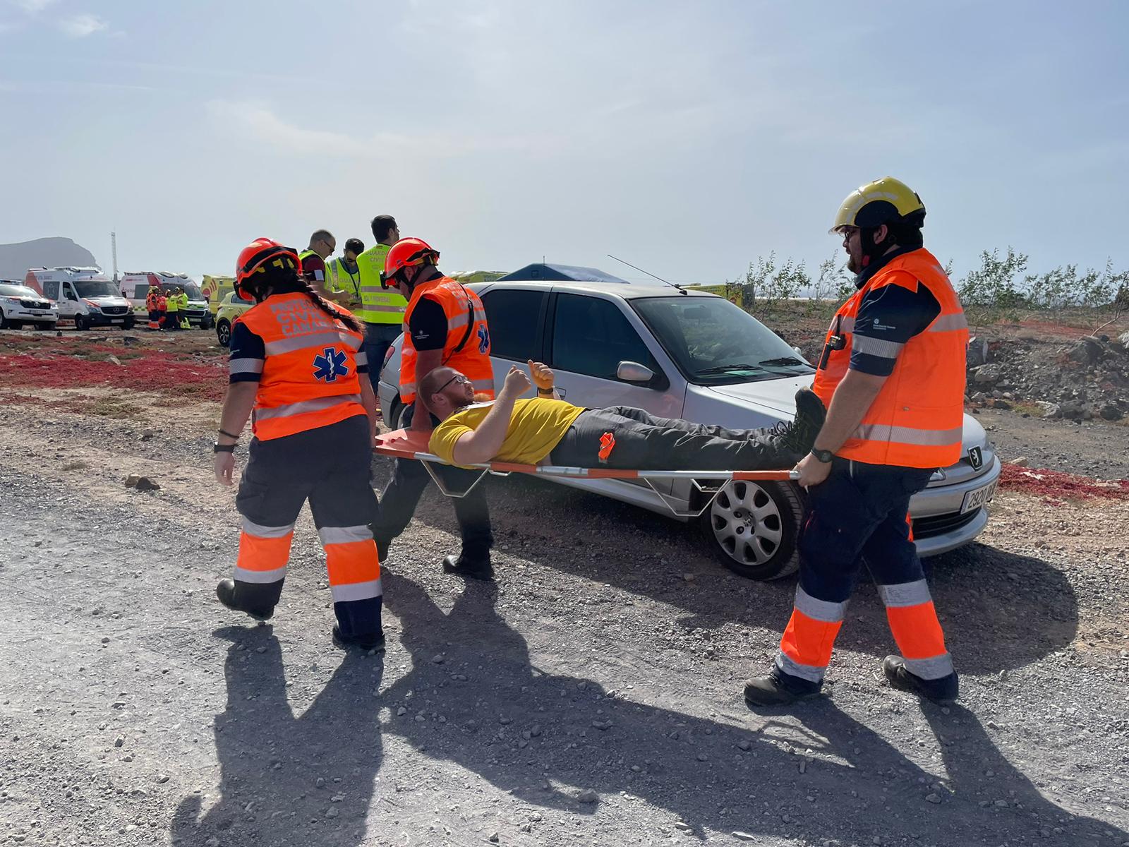 Simulacro de accidente aéreo / CanariasNoticias.es 