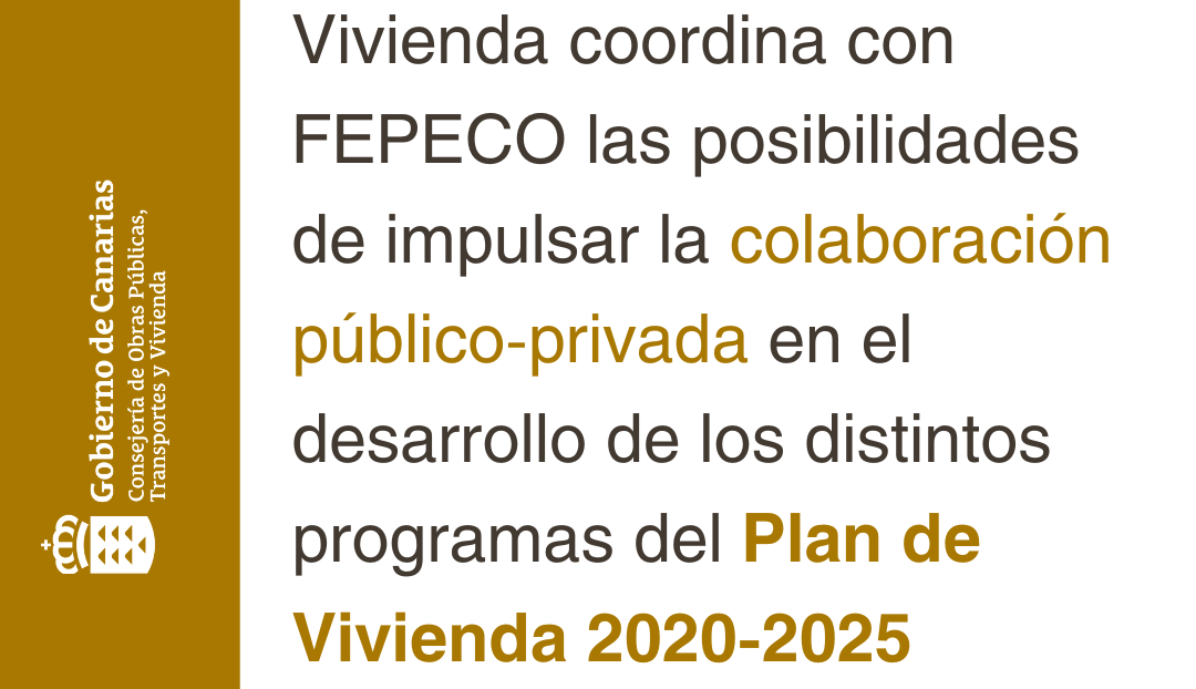 FEPECO colabora con vivienda 