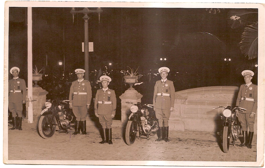 Unidad Motorizada de la Policía Local de Las Palmas de Gran Canaria 1938