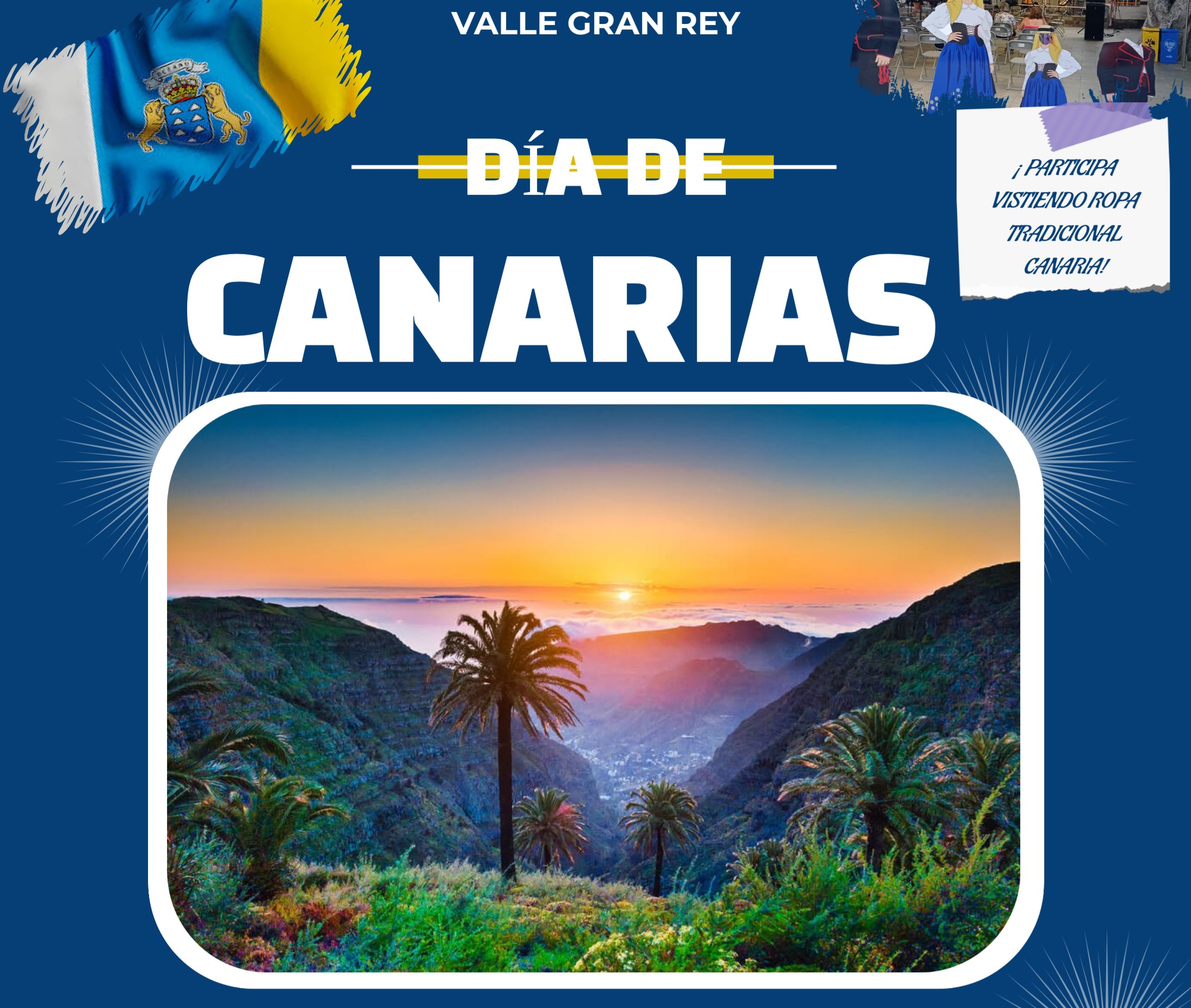 Programa de Valle Gran Rey para el Día de Canarias