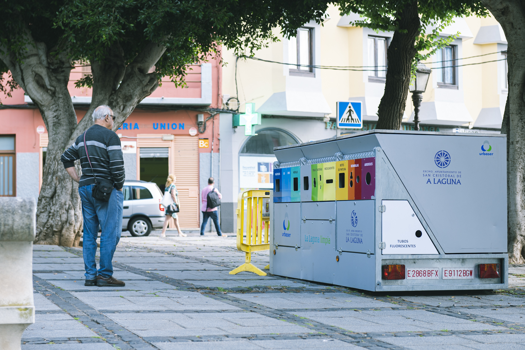 Mini punto limpio de La Laguna / CanariasNoticias.es Mini punto limpio de La Laguna / CanariasNoticias.es