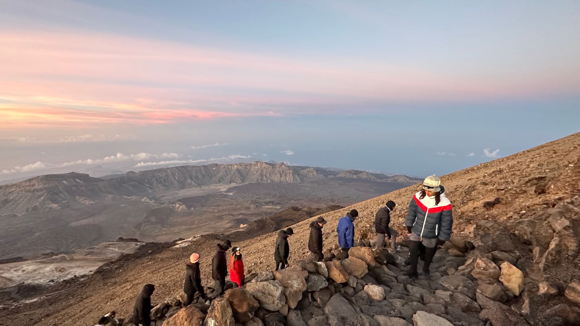 Alumnos de La Laguna en el Teide / CanariasNoticias.es