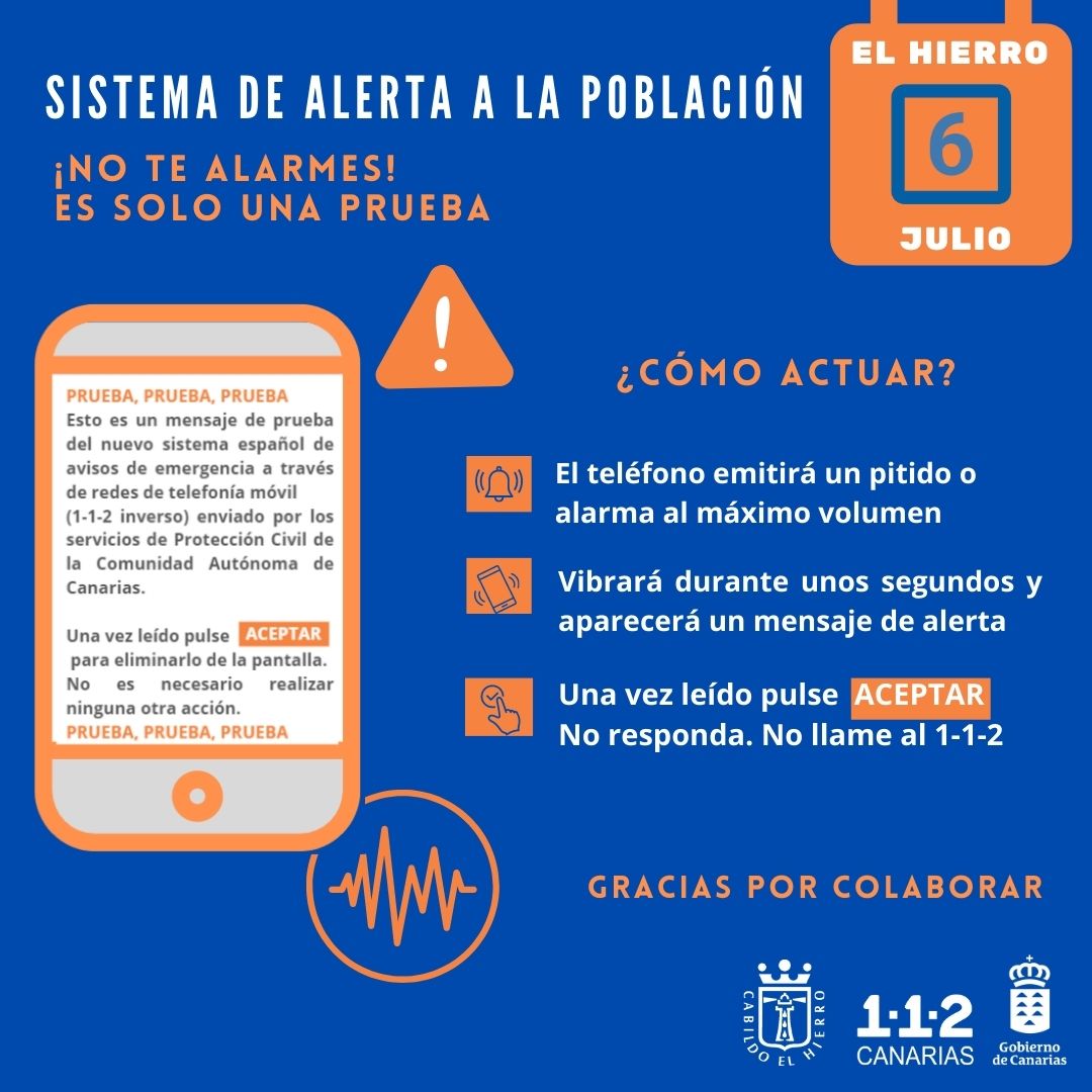 Sistema ES-Alert en El Hierro Sistema ES-Alert en El Hierro