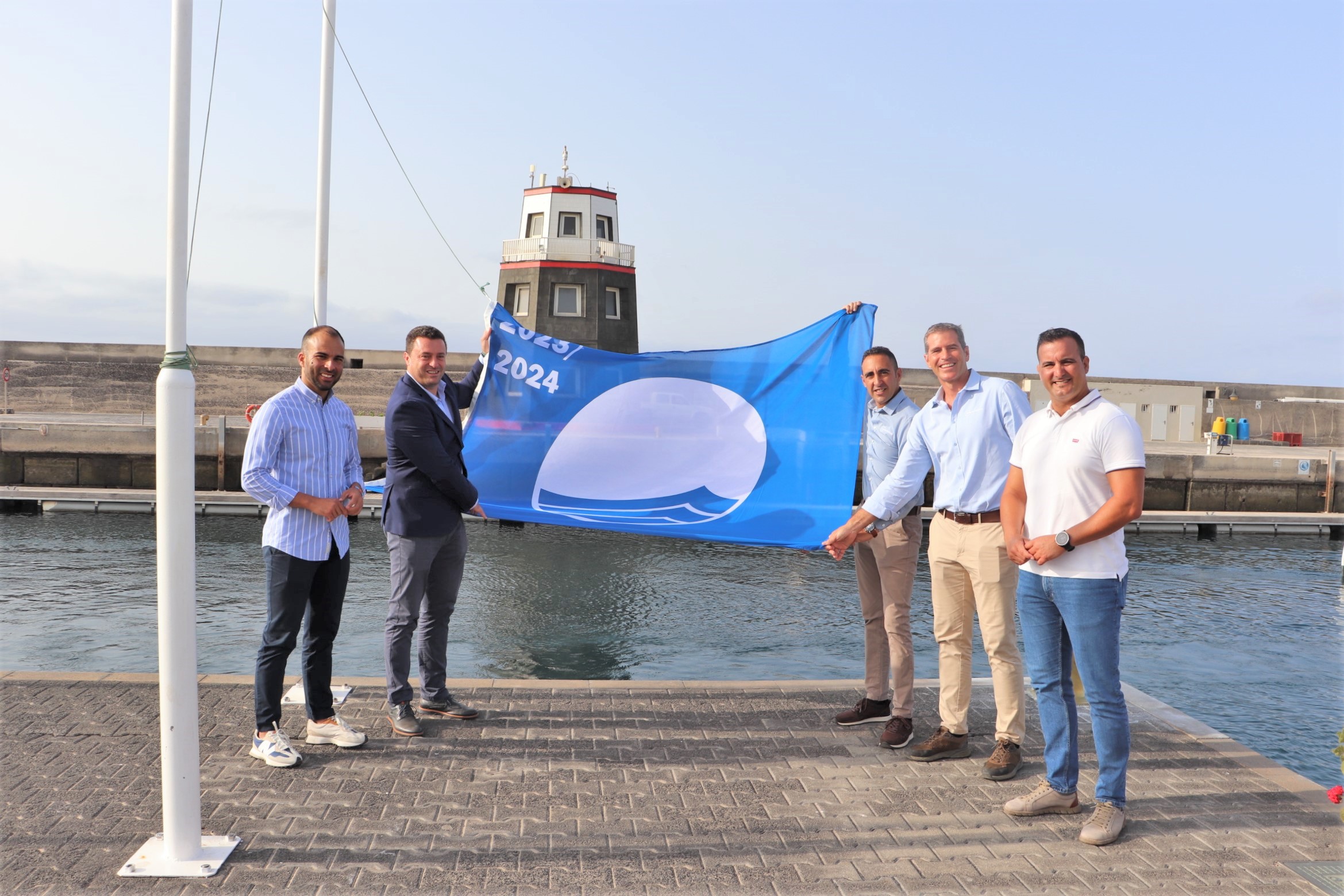 Bandera Azul en Puerto Calero / CanariasNoticias.es 