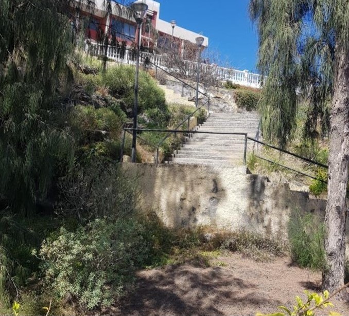 Escaleras del Mirador de Tinocas / CanariasNoticias.es 