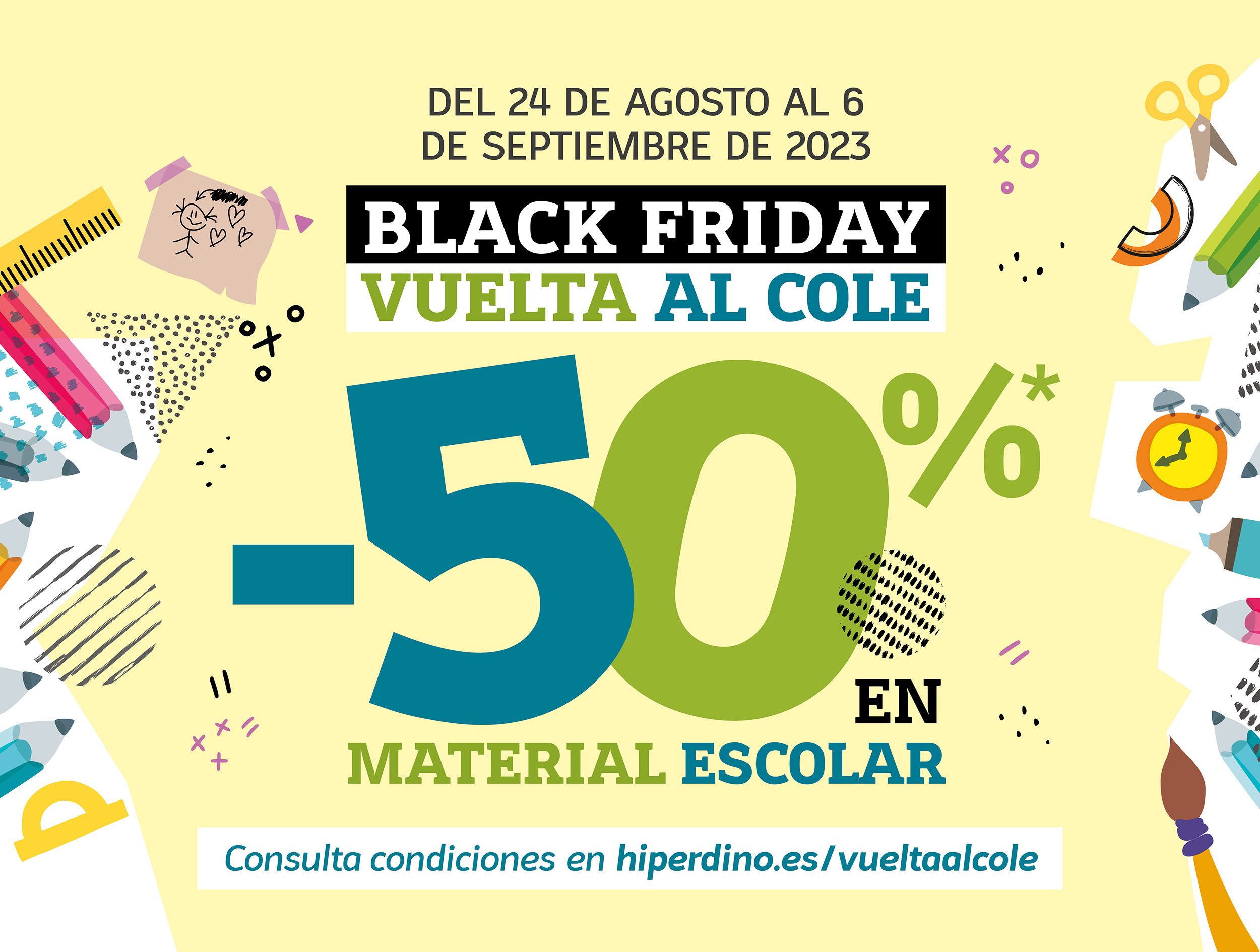 Vuelta al cole con HiperDino Vuelta al cole con HiperDino