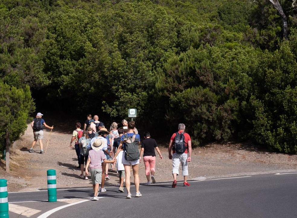 Senderistas en La Gomera / CanariasNoticias.es Senderistas en La Gomera / CanariasNoticias.es