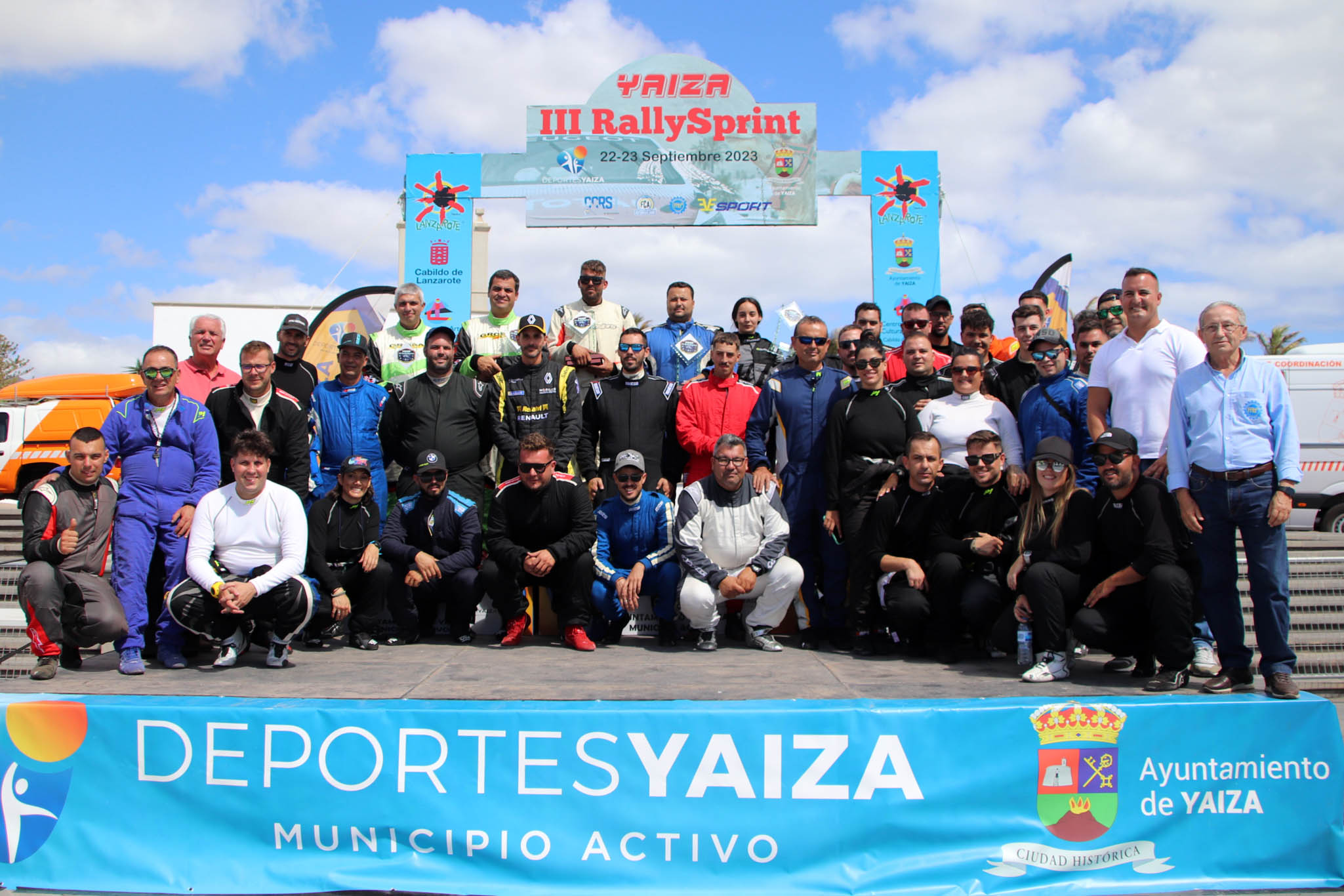 Foto de familia RallySprint Yaiza / CanariasNoticia.es