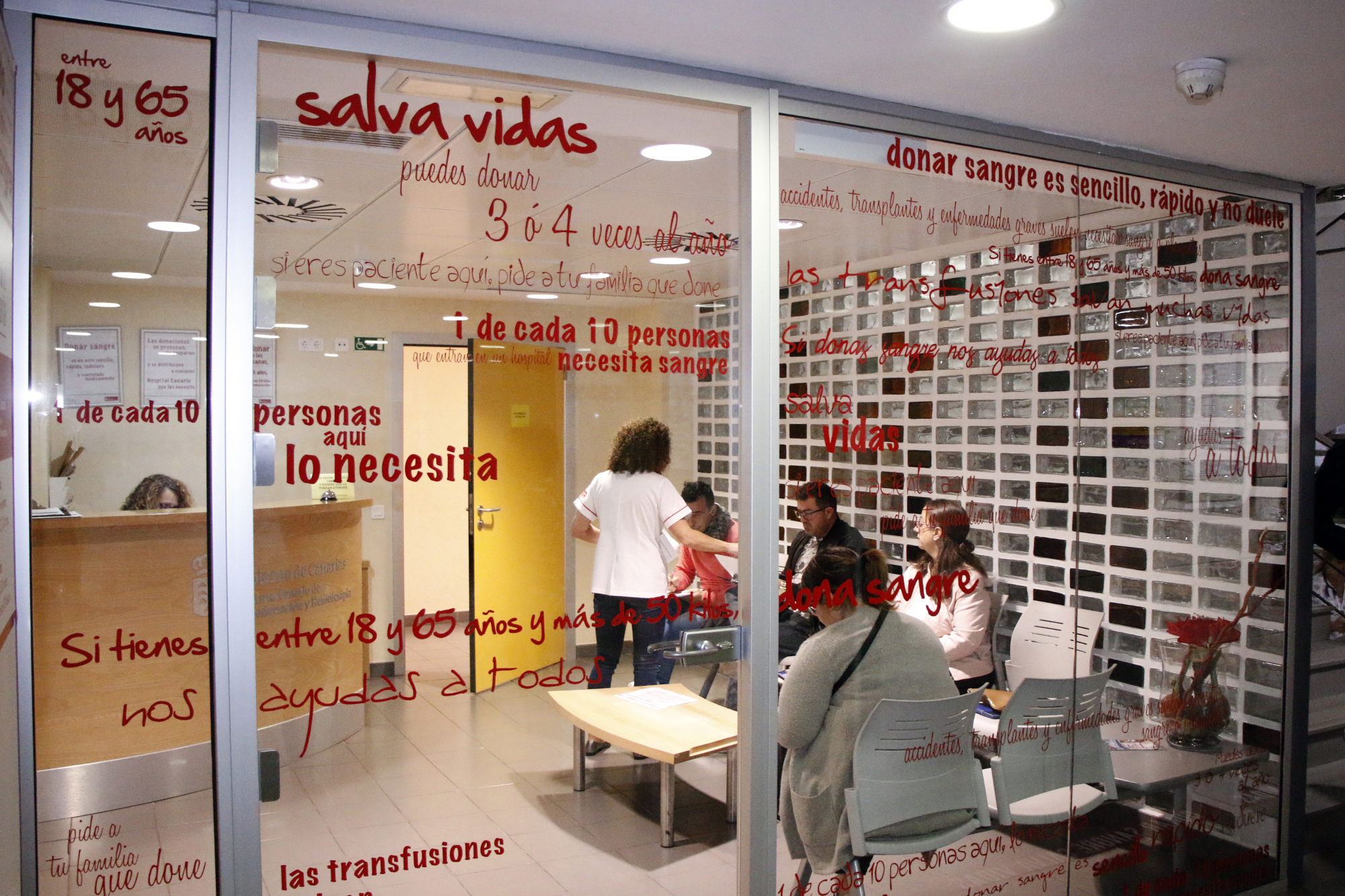 Sala de donación del ICHH / CanarisNoticias.es Sala de donación del ICHH / CanarisNoticias.es