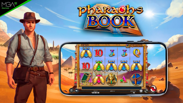MGA Games desvela el tesoro egipcio con su tragamonedas Pharaoh's Book