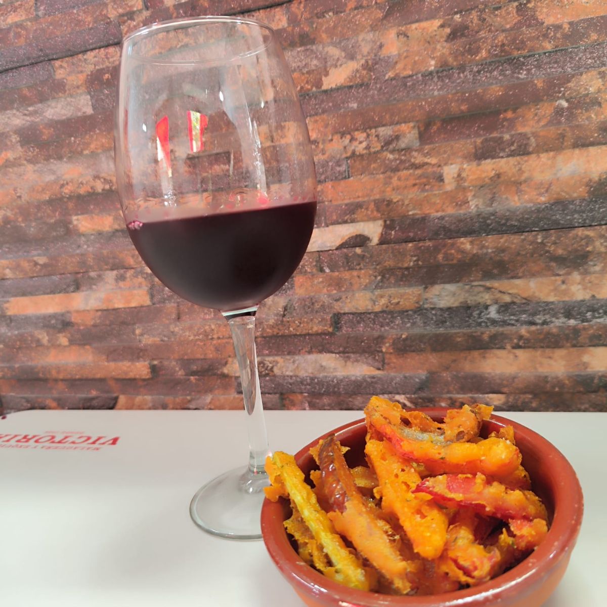 Tapa "Vegetales en tempura" de D’Panas Coffee Bar