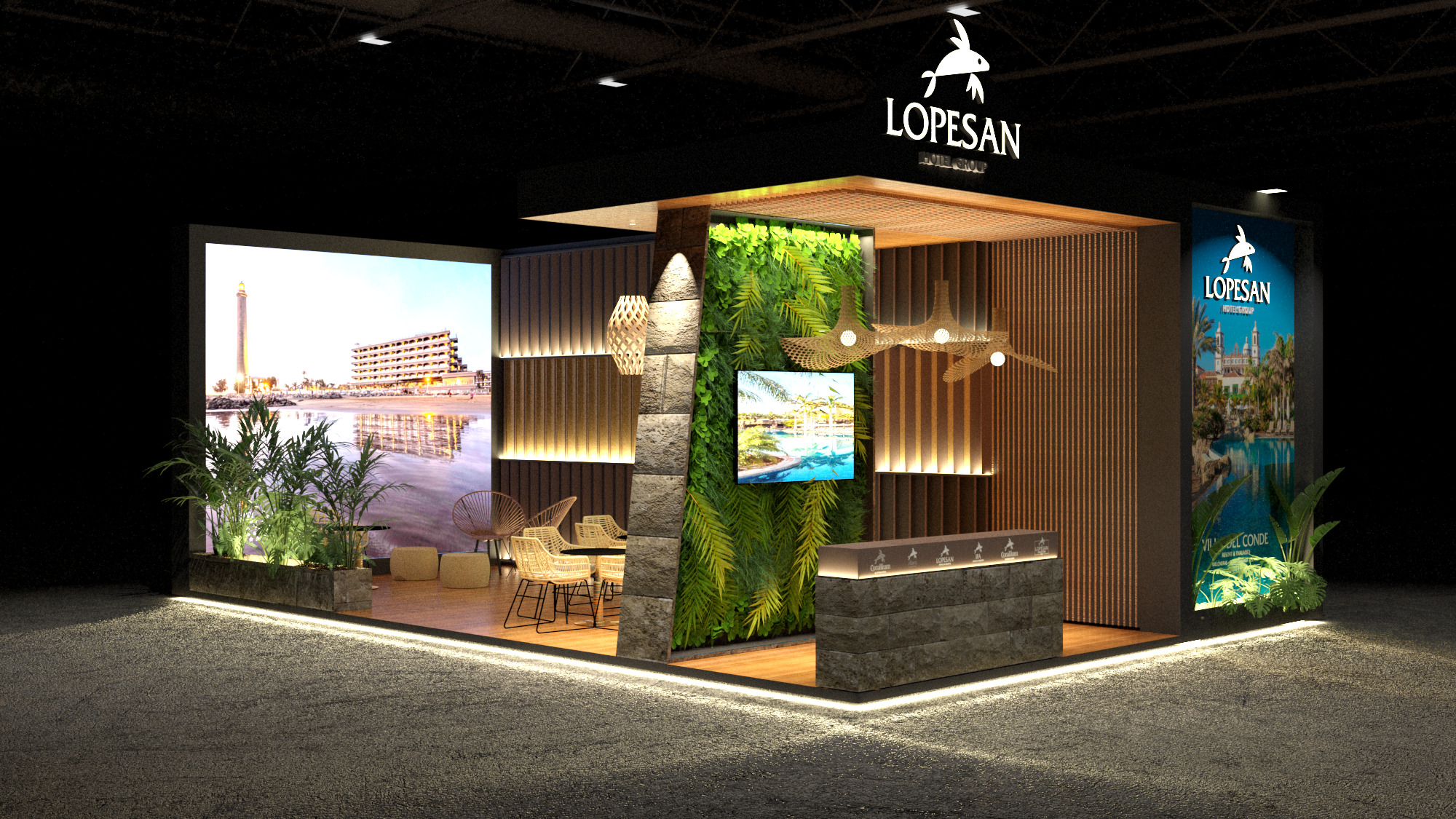 Stand de Lopesan Hotel Group en WTM / CanariasNoticias.es 