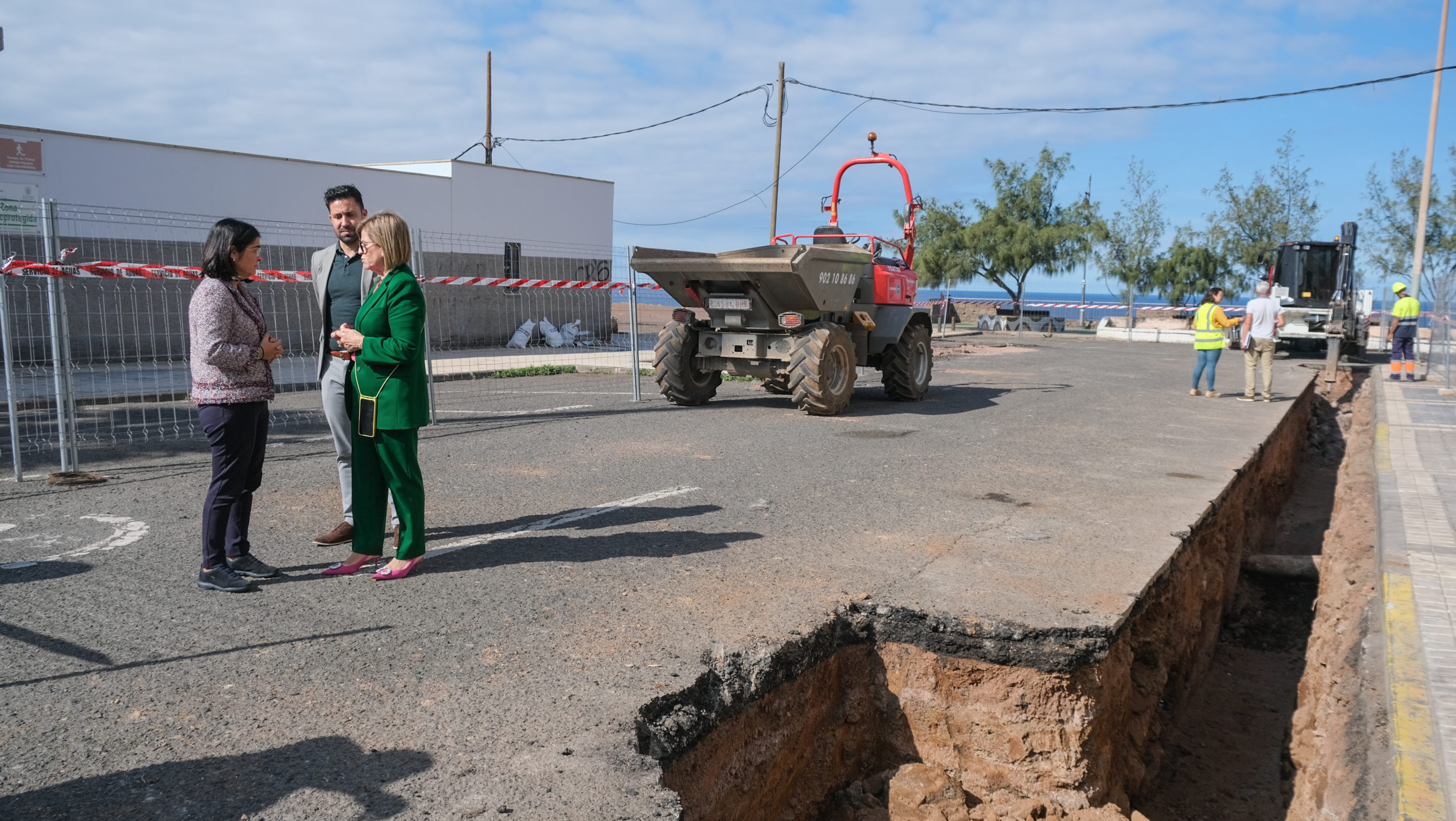 Obras de saneamiento en Las Coloradas / CanariasNoticias.es 