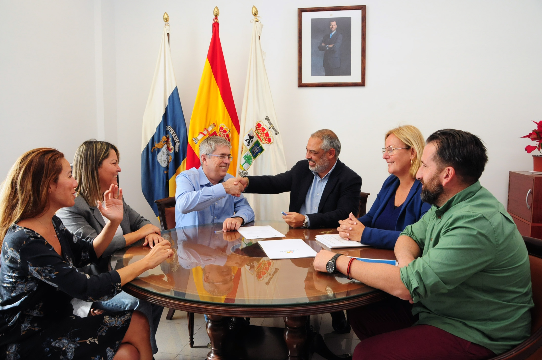 Firma del convenio / CanariasNoticias.es 