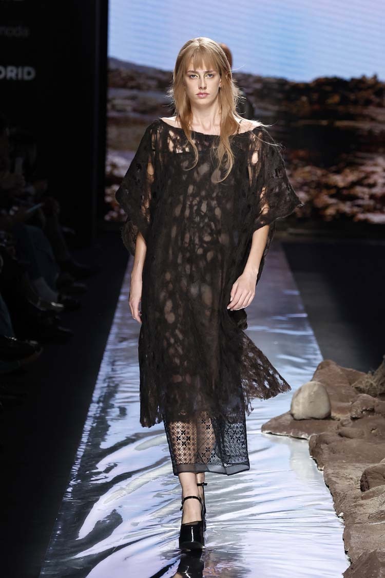 Lana herreña en Mercedes Benz Fashion Week Madrid / CanariasNoticias.es 