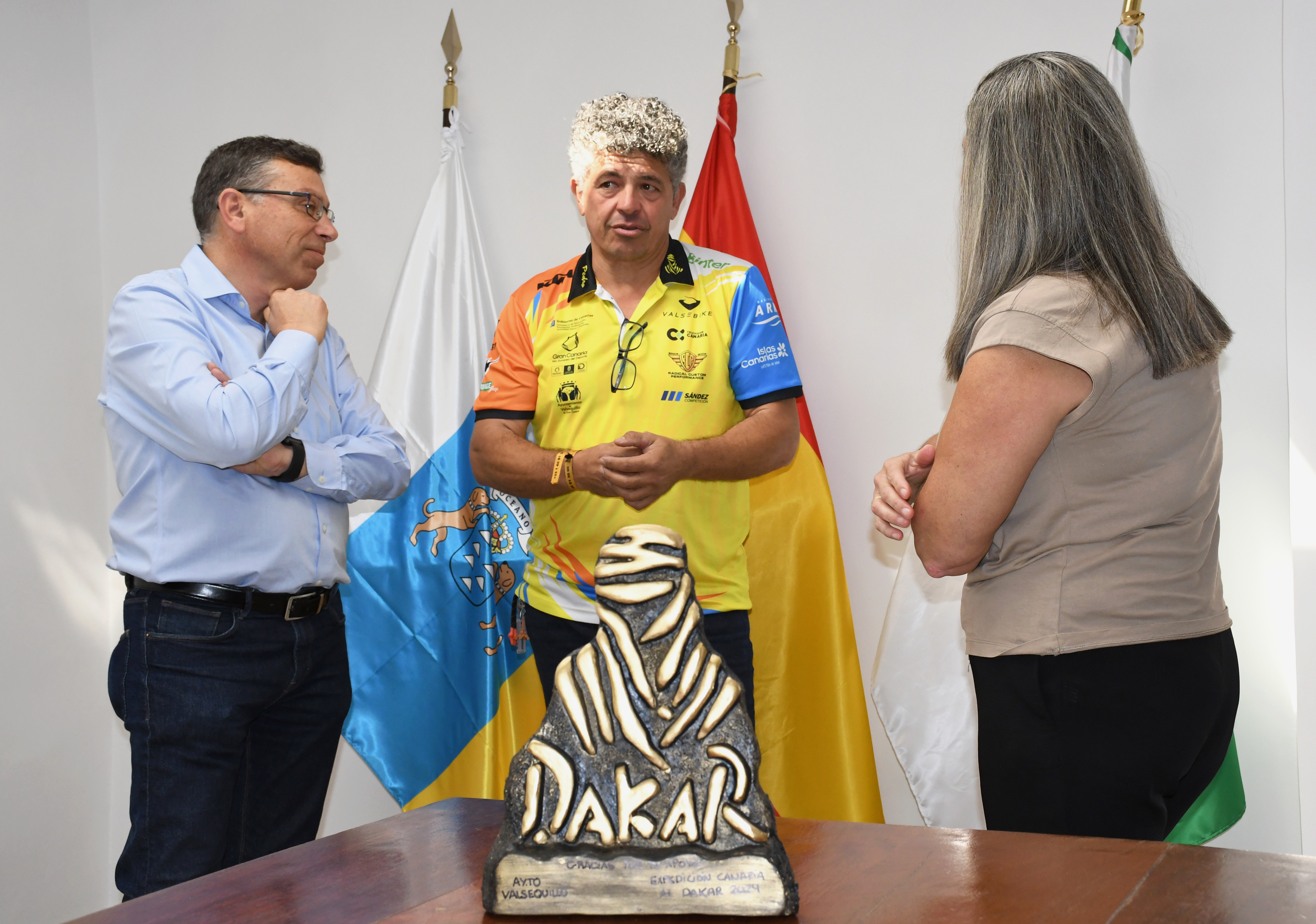 Recibimiento a Pedro Peñate en Valsequillo / CanariasNoticias.es 