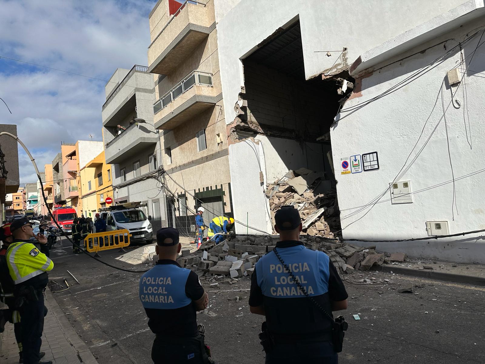 Colapso de edificio en La Laguna / CanariasNotias.es Colapso de edificio en La Laguna / CanariasNotias.es