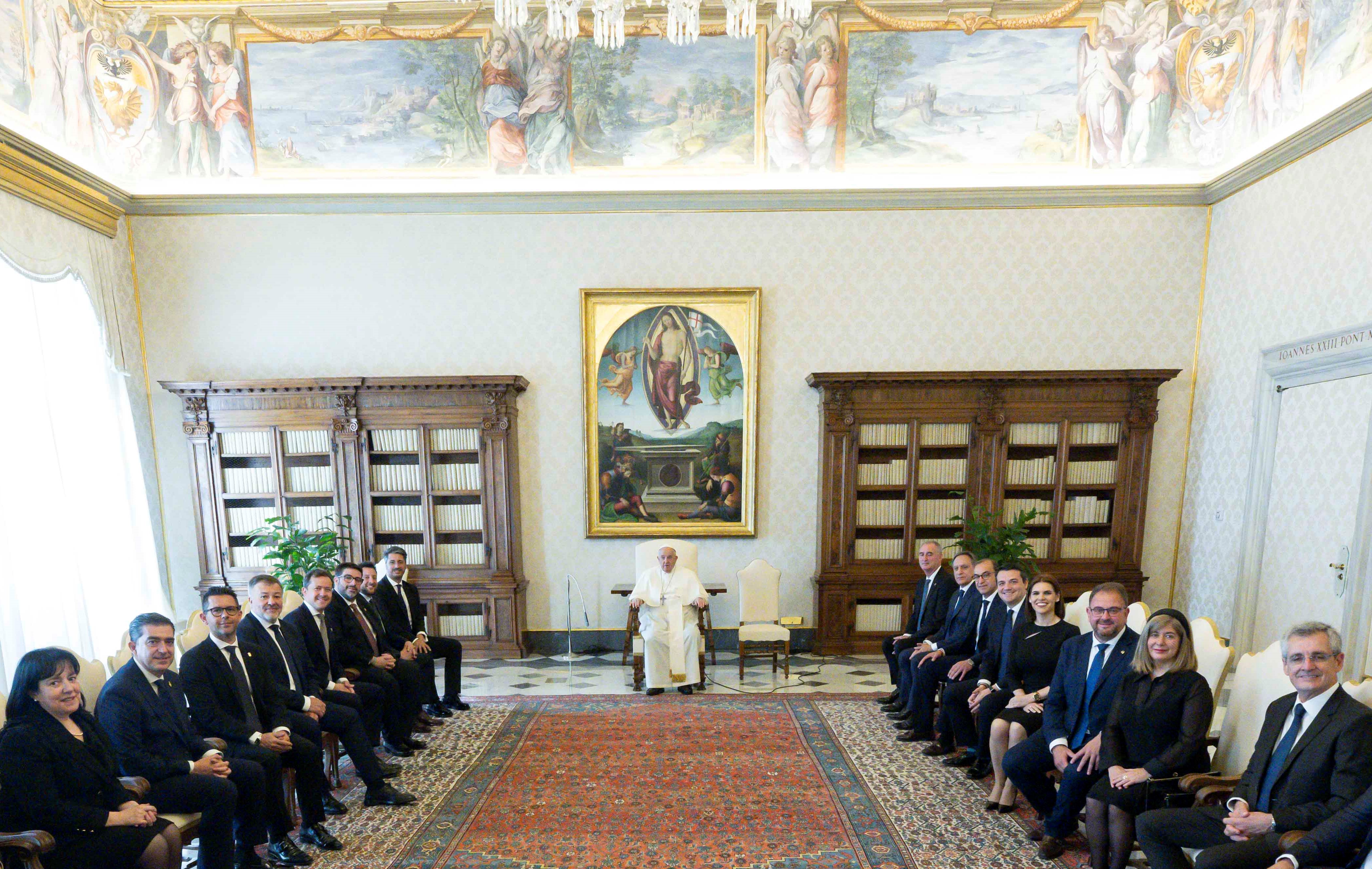 El Papa Francisco recibe a la delegación de las Ciudades Patrimonio