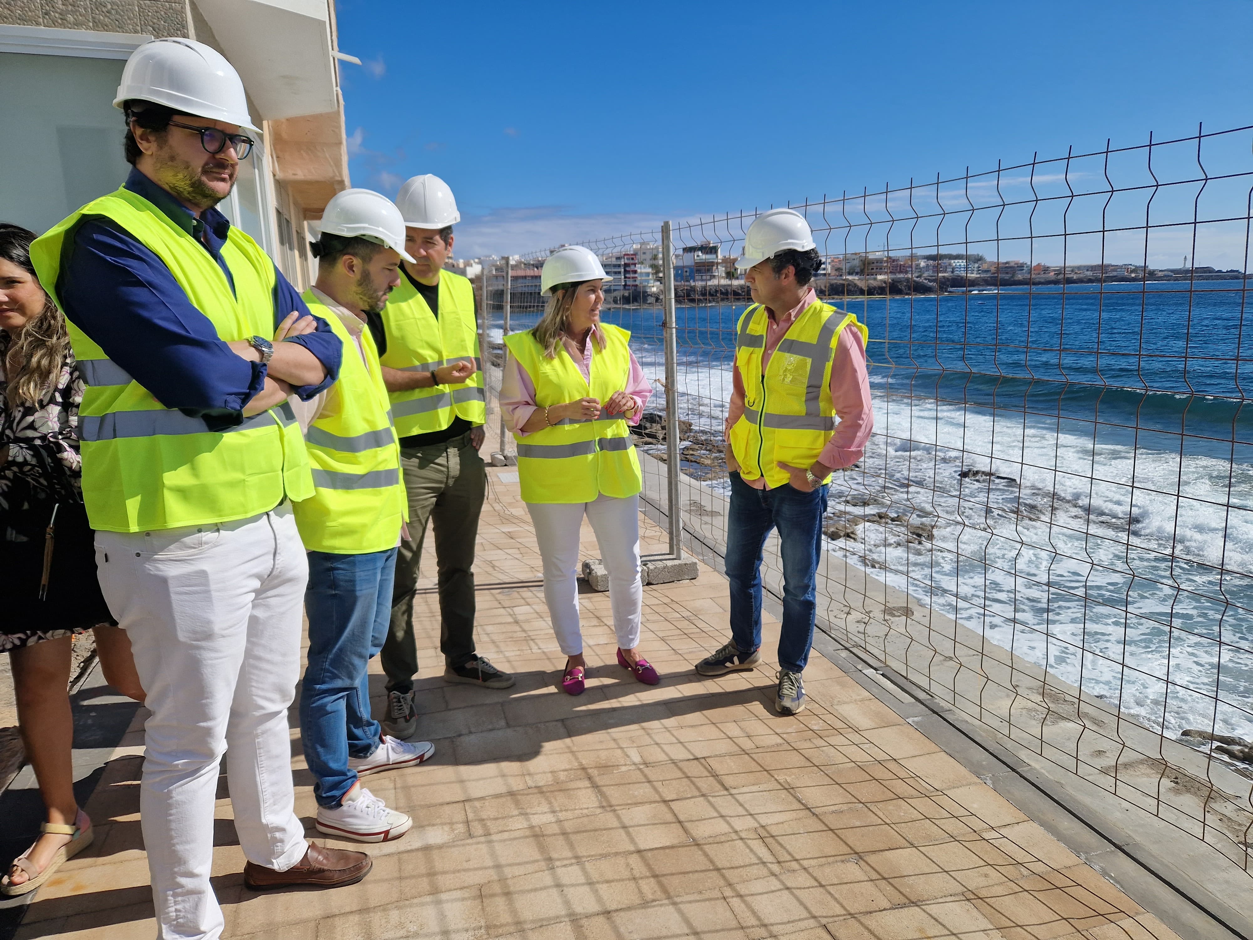 Visita obras del paseo de Salinetas / CanariasNoticias.es 